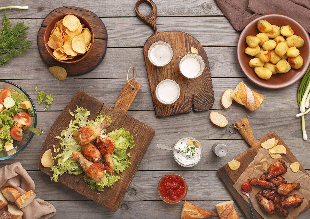 Wallpaper Chips Potato Ketchup Roast Chicken Highball glass Food