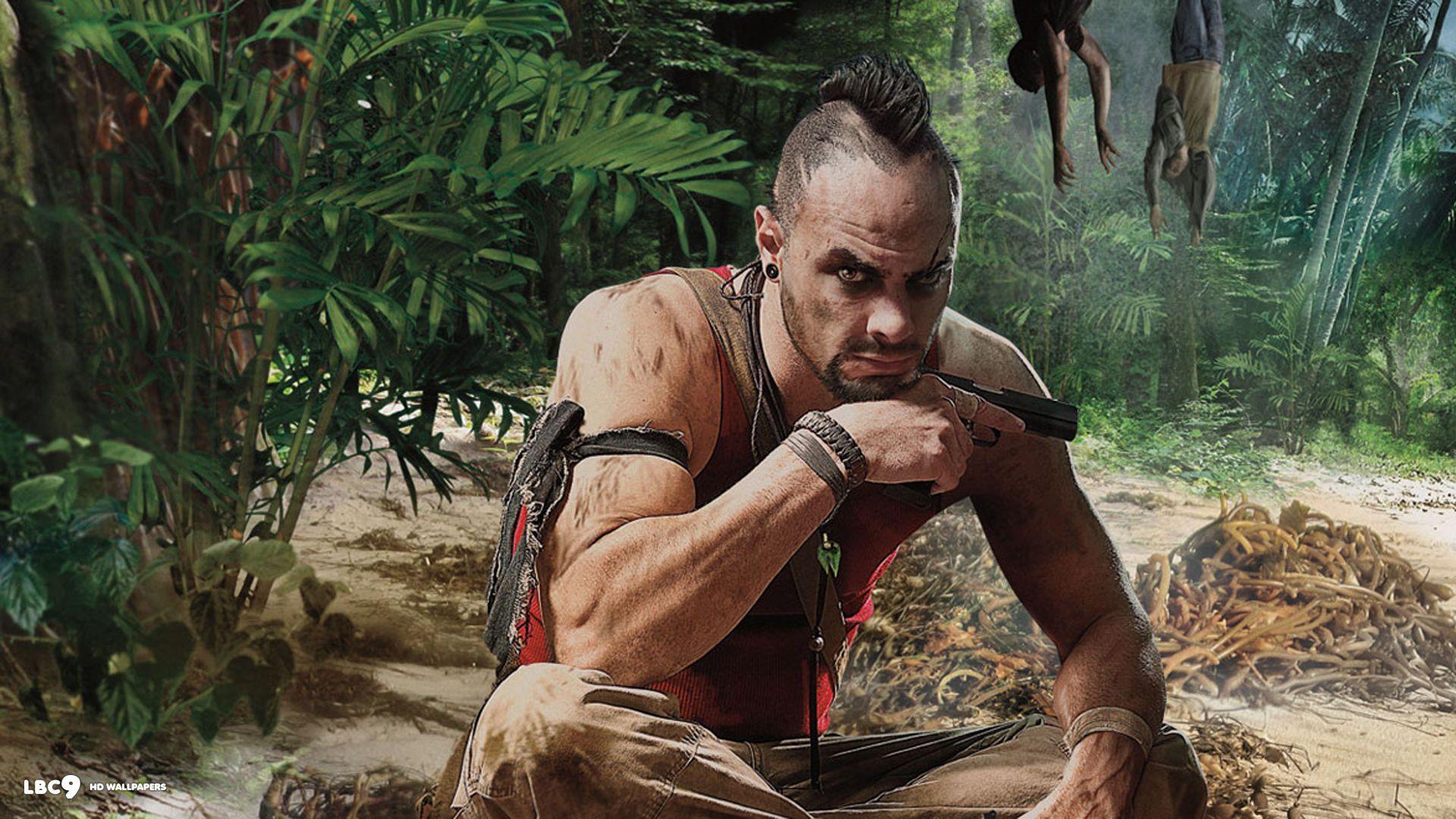 Download Vaas from Far Cry 3 - Alluring and Fearless Wallpaper | Wallpapers .com