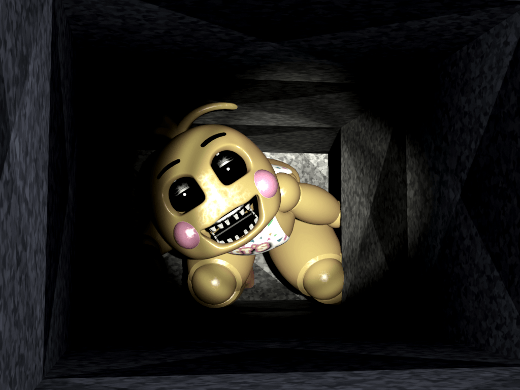 ToyChicaInTheAirVent.png. Five Nights at Freddy's