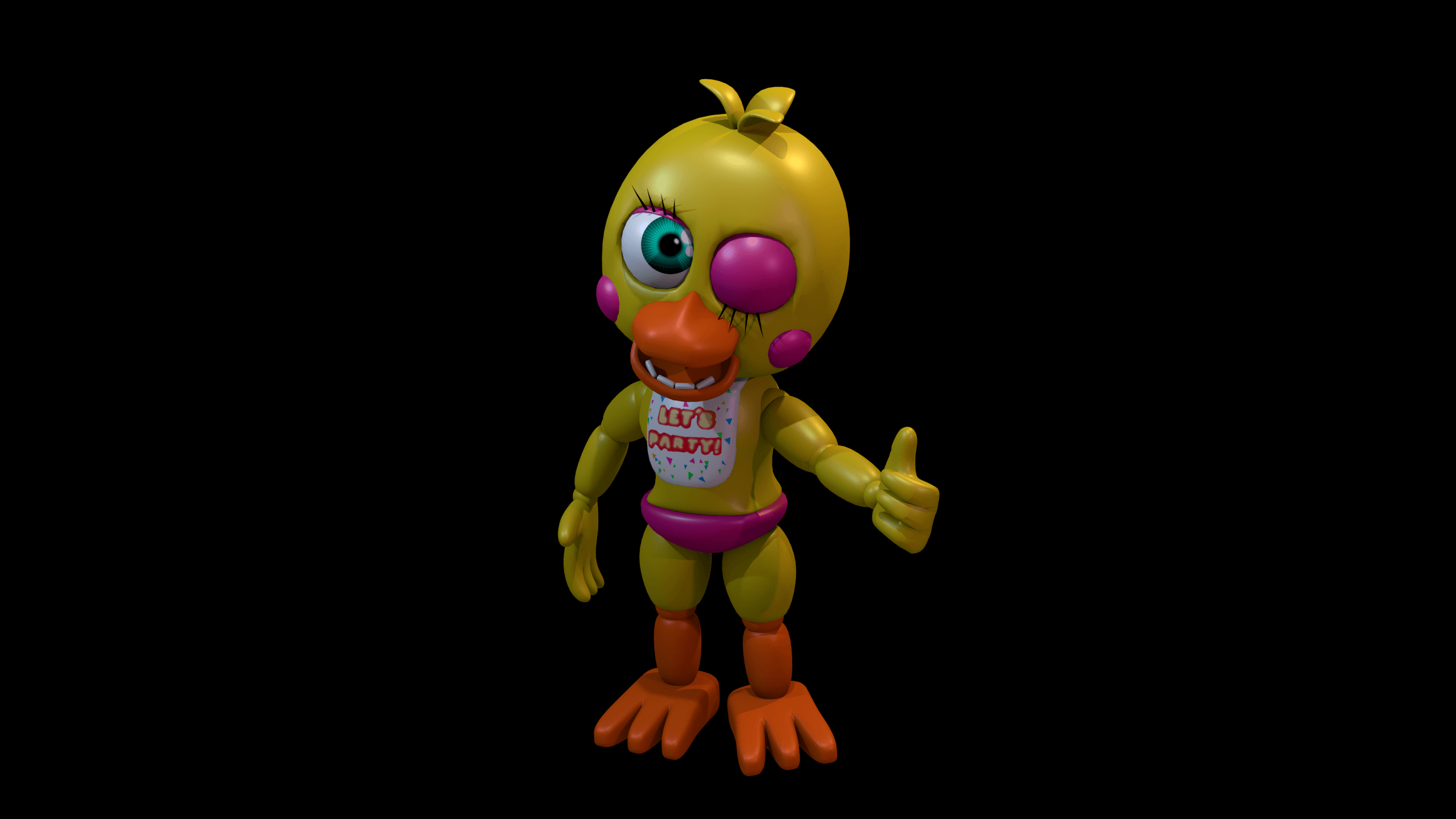 Adv. Toy Chica Finally rigged! now to port it