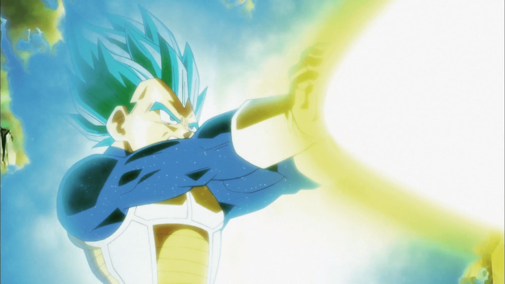 Download Vegeta Unleashes His Final Flash Wallpaper