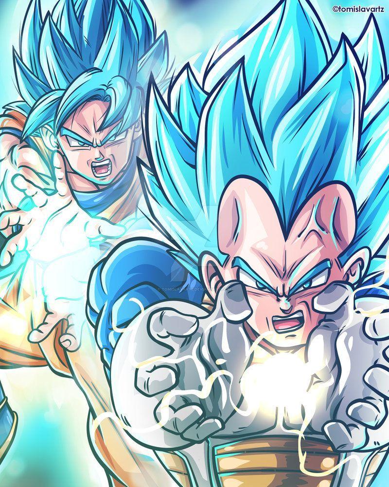 Kamehameha!” - Gogeta Blue Drawing