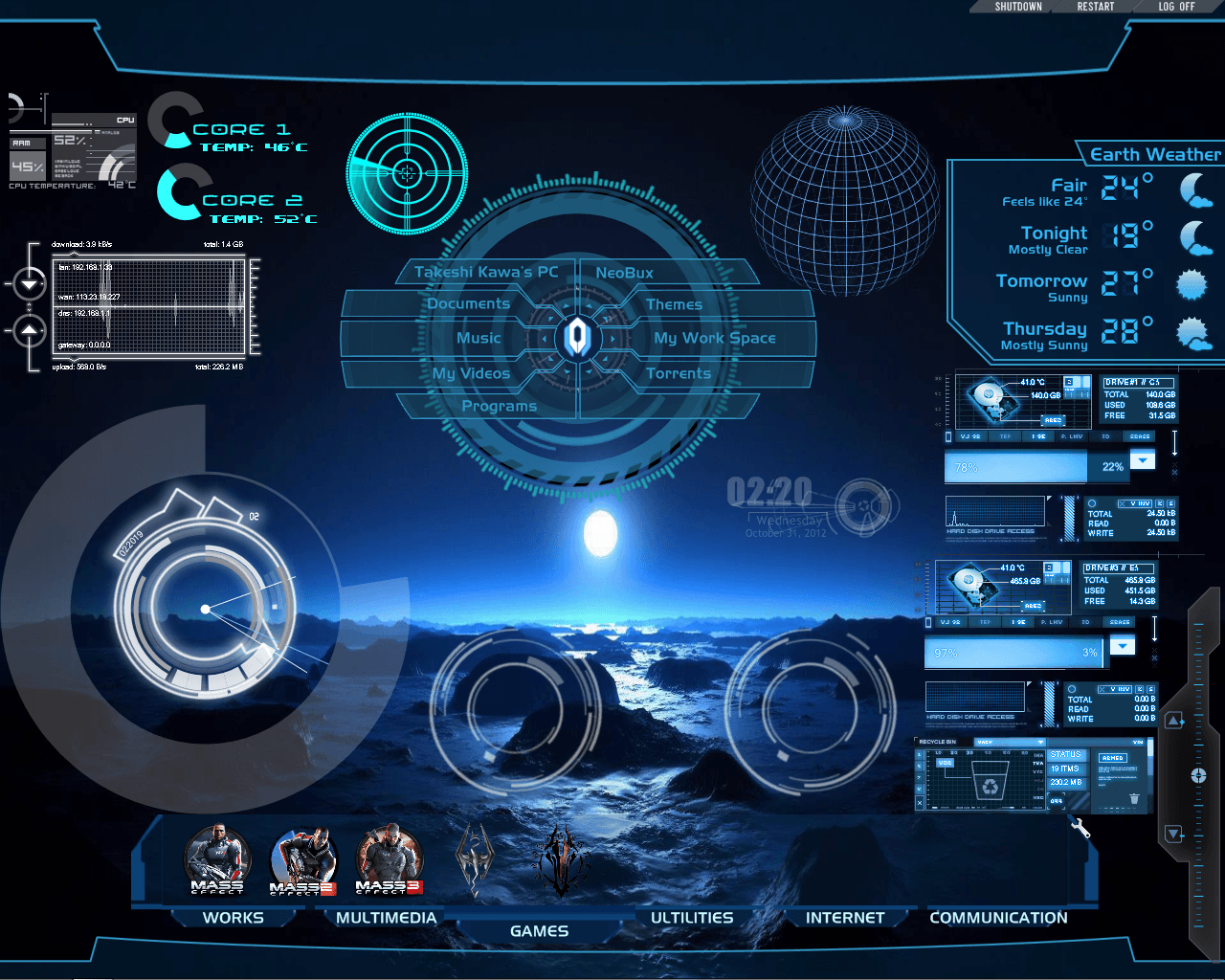 Desktop Background: Cool High Tech (#EQI INC: 4K Ultra HD)