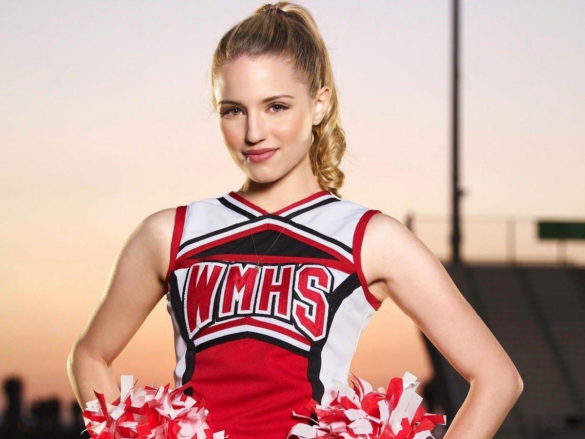 Dianna Agron Glee Cheerleader wallpaper. Quinn fabray, Glee, Dianna agron