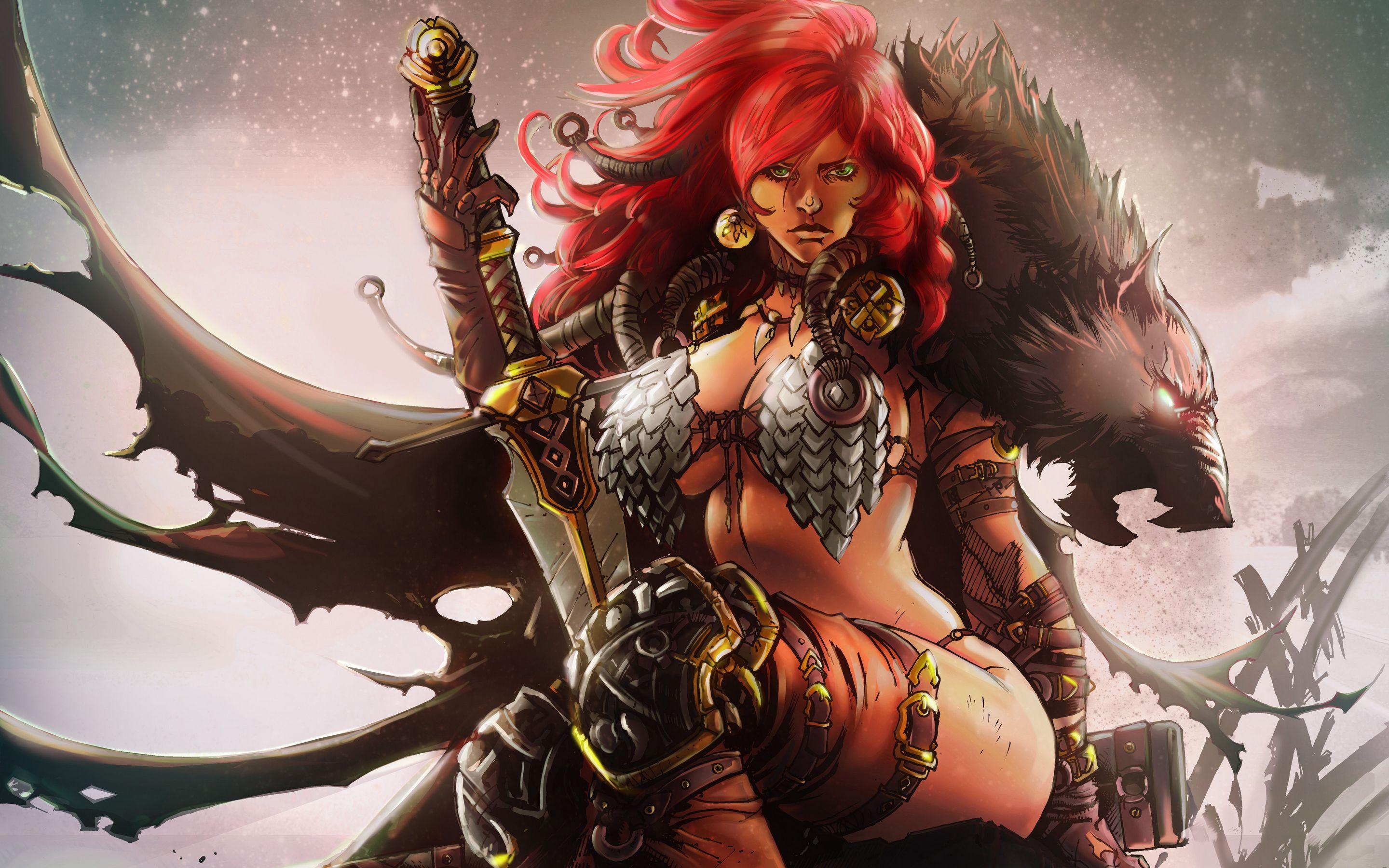 Red Sonja HD Wallpaper