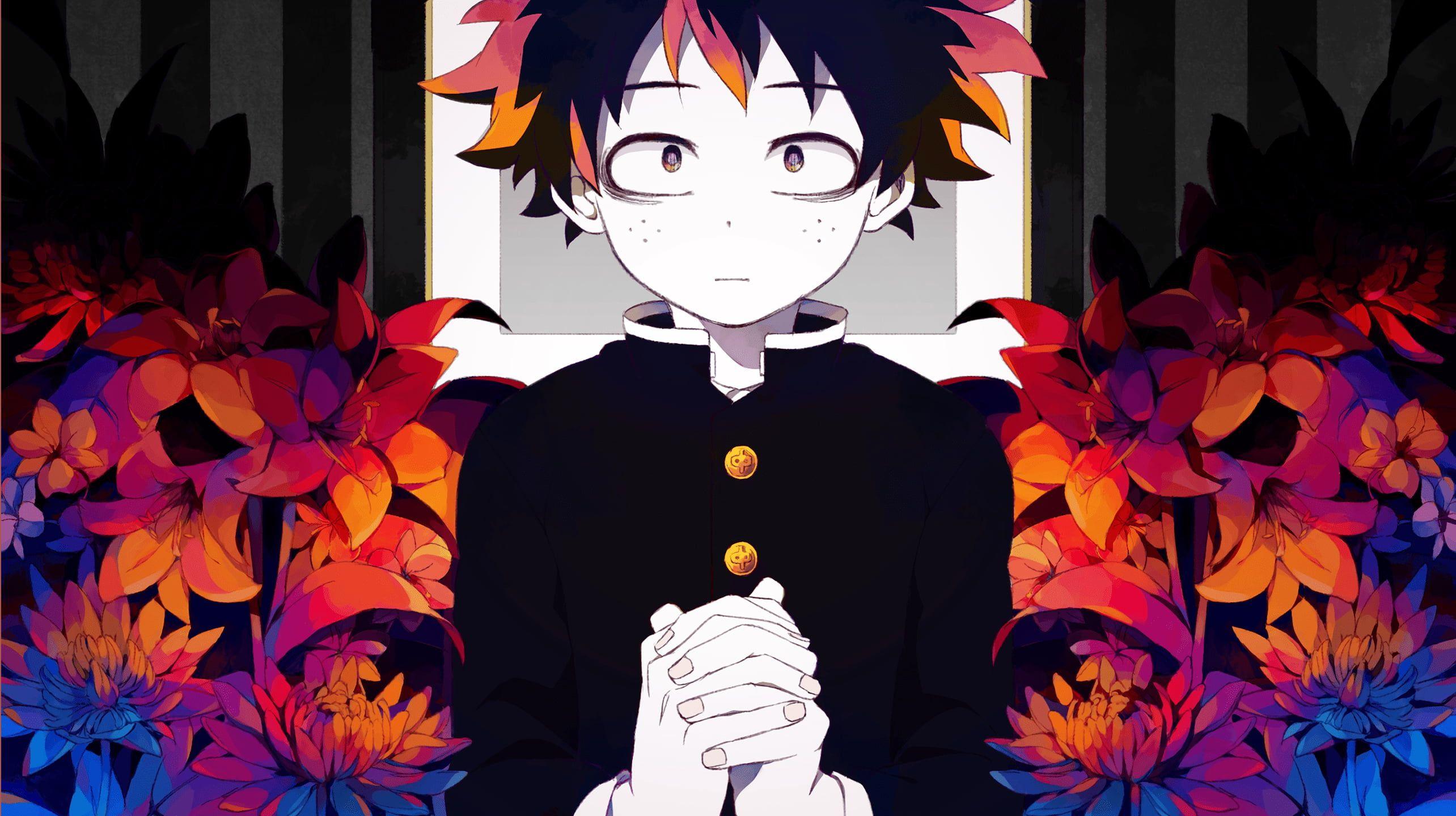 Male anime character digital wallpaper, Boku no Hero Academia