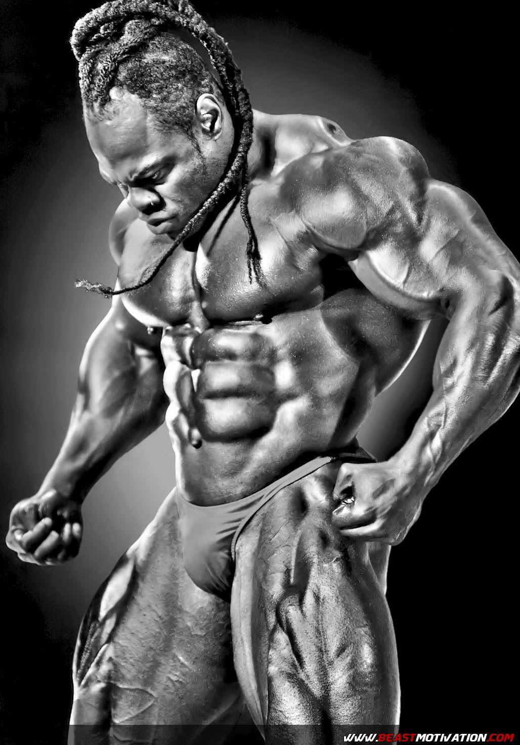 Buy Oyemart Retail Kai Greene Drawing Pencil Art Glass Framed Poster 14x20  Inch Online at Low Prices in India - Amazon.in