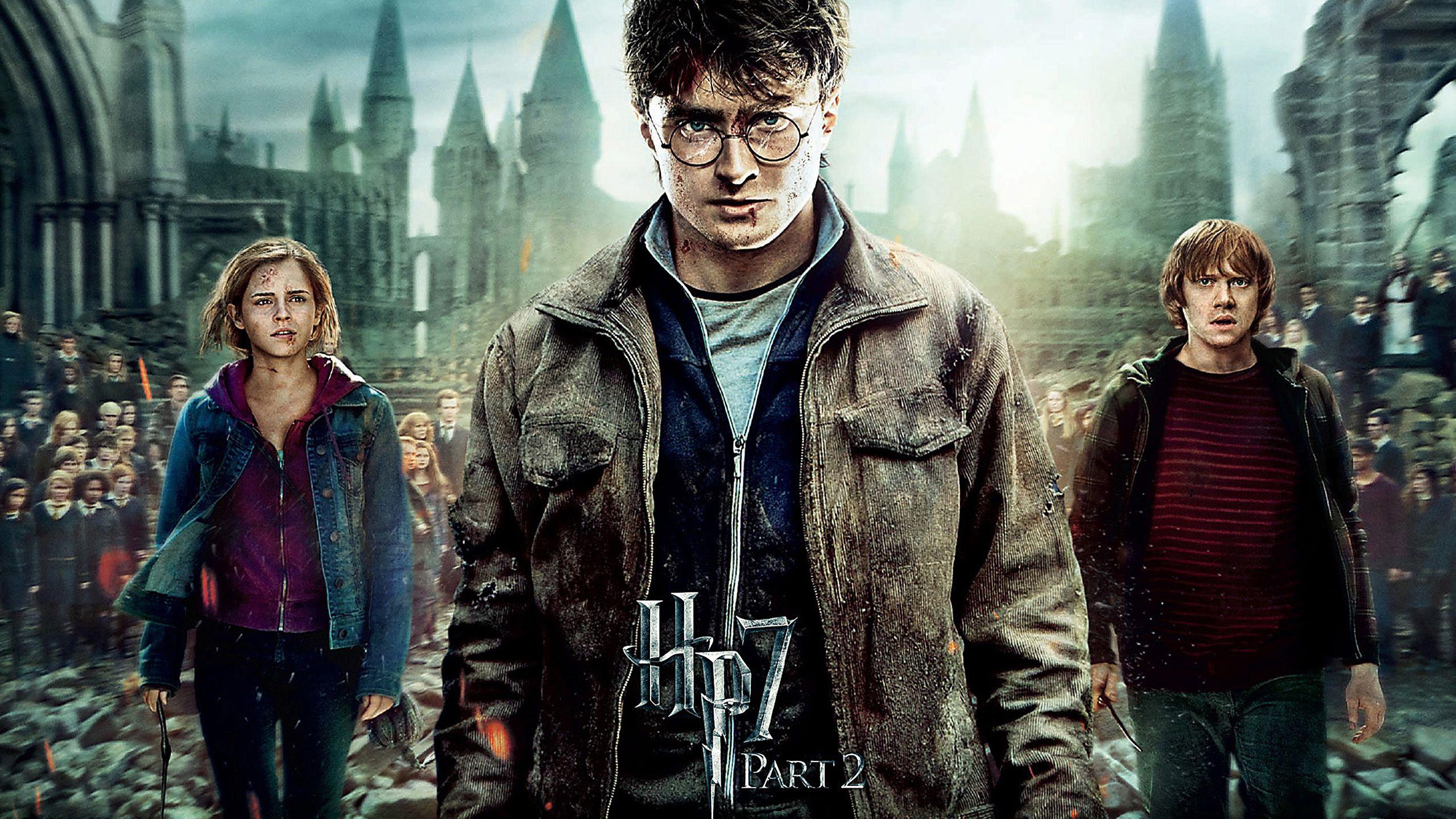 Harry Potter Hermione Granger Ron Weasley Wide 2560×1440 hp7
