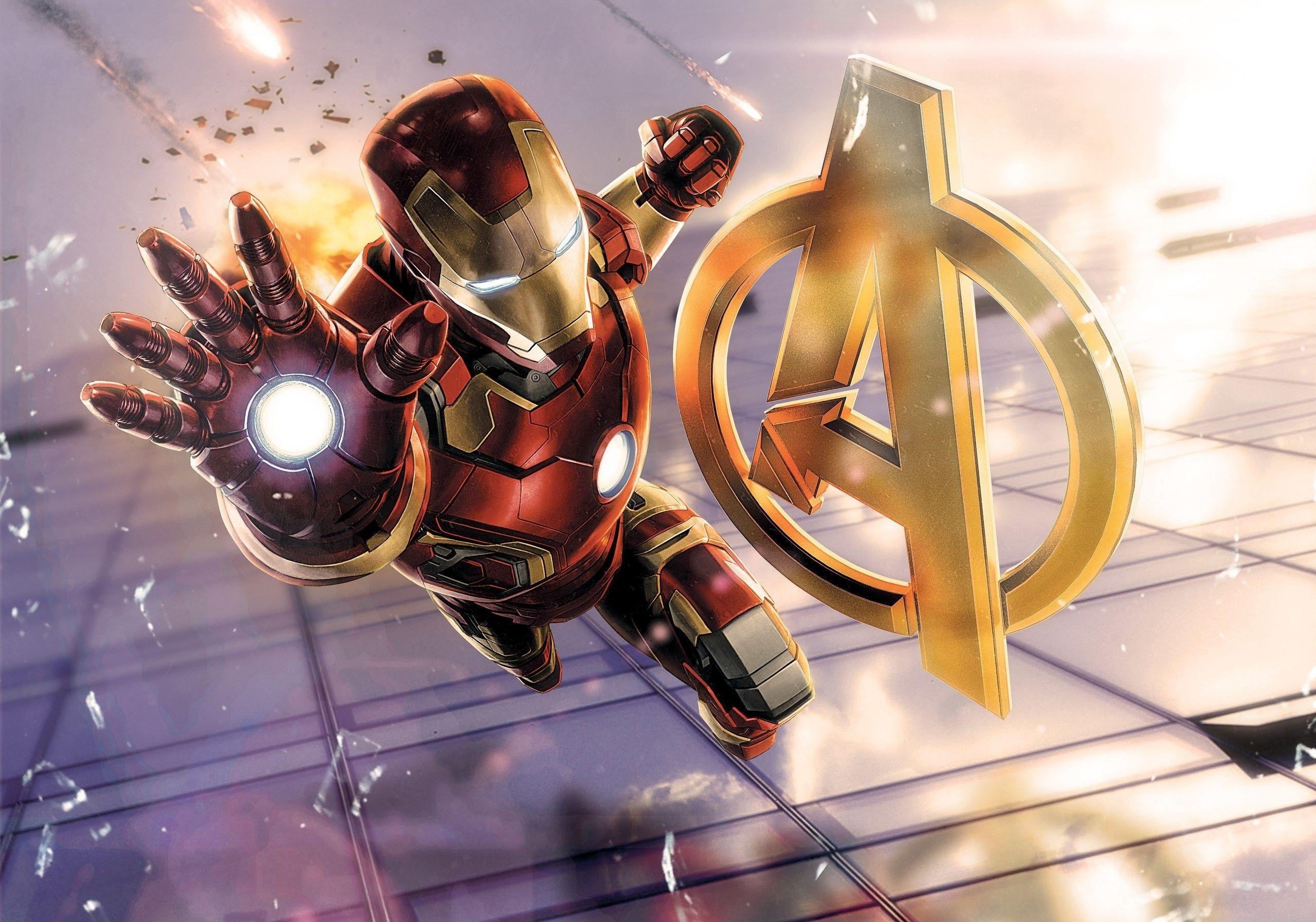 Iron Man Broken Screen Wallpaper