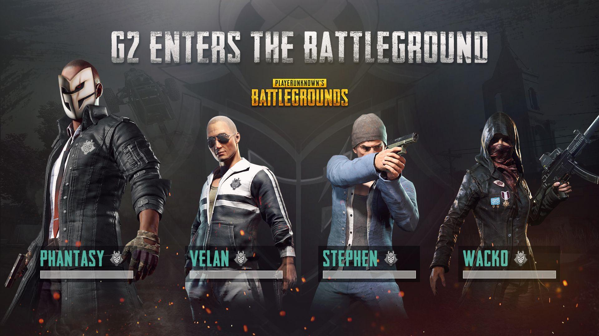 Ready for Chicken Dinner! Welcome G2 PUBG squad!