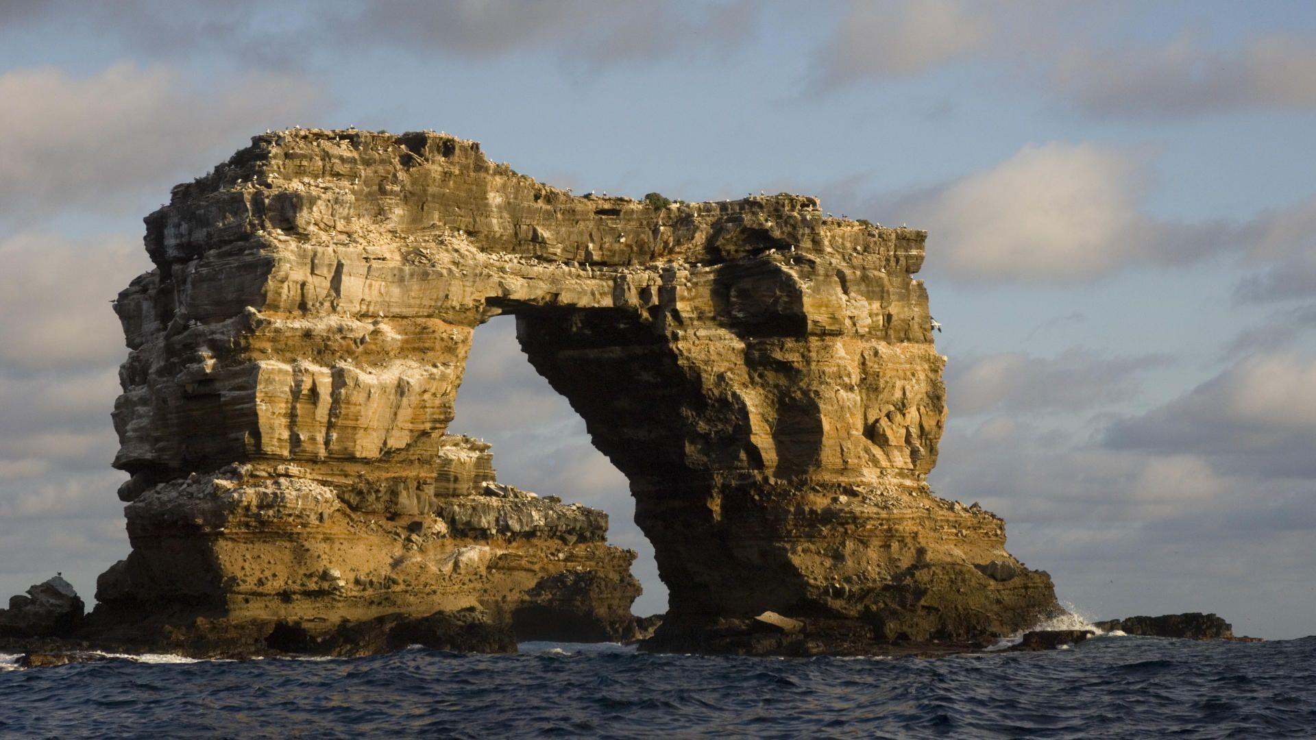 Nature: Darwin Arch, Darwin Island, Galapagos Islands, Ecuador