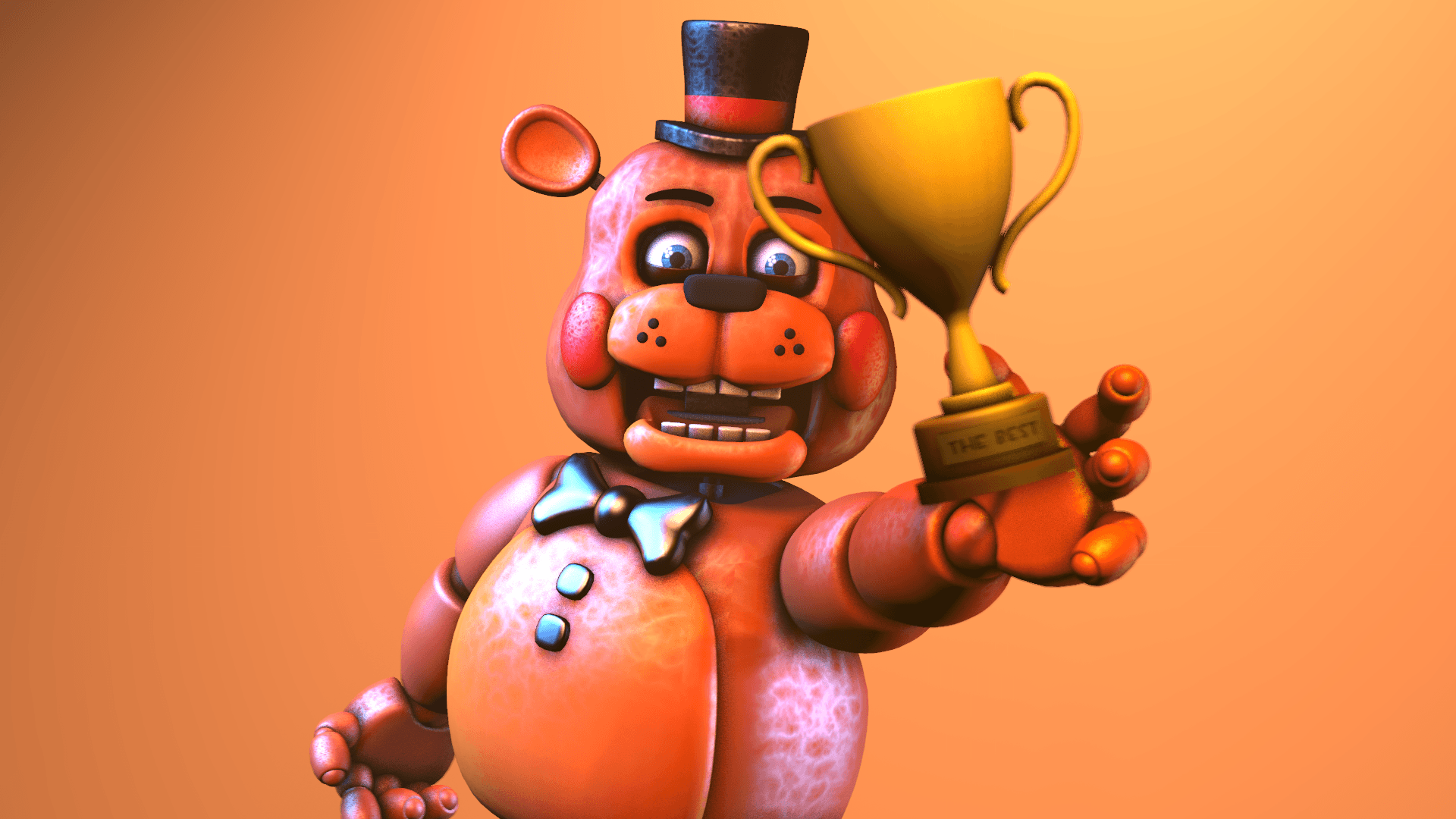 Toy Freddy won a trophy because he's the best bear : fivenightsatfredd...