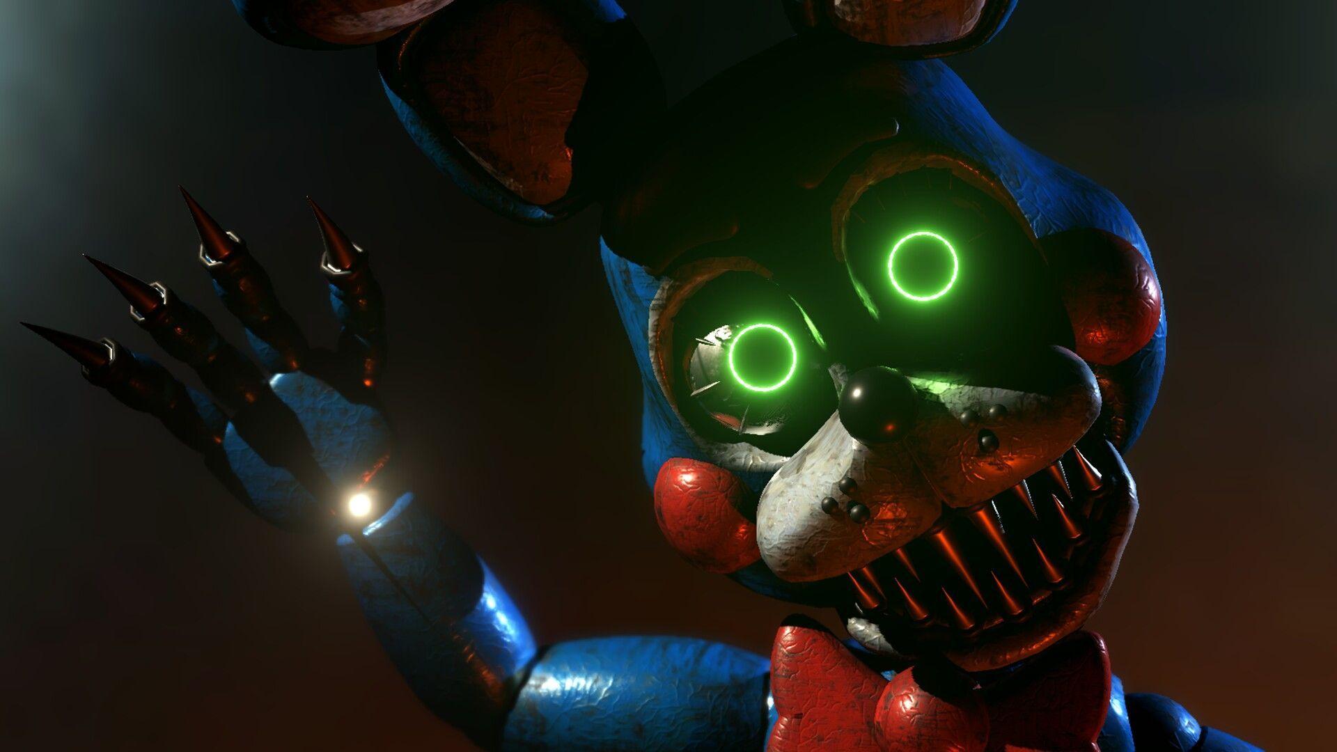 Nightmare Toy bonnie from a new fangame: Sinister Turmoil. FNAF