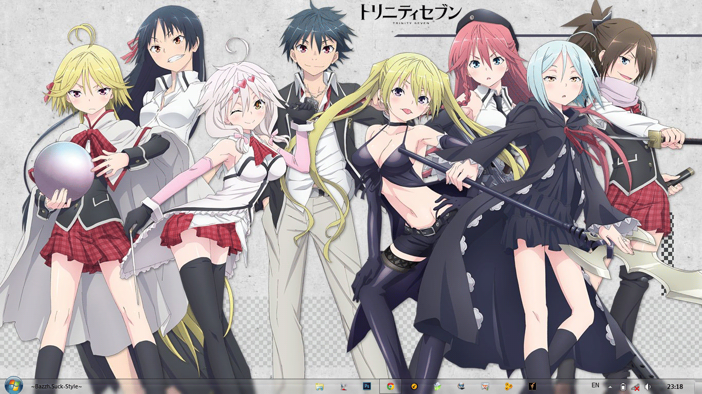 Trinity seven: this anime is really good i really like it from start