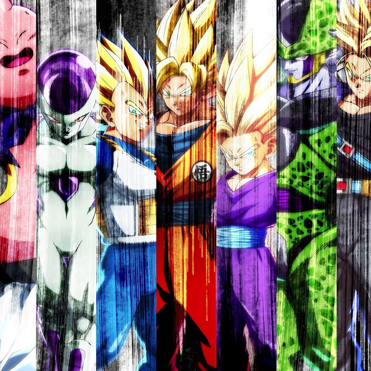 Desktop wallpaper all characters, collage, dragon ball fighterz, HD