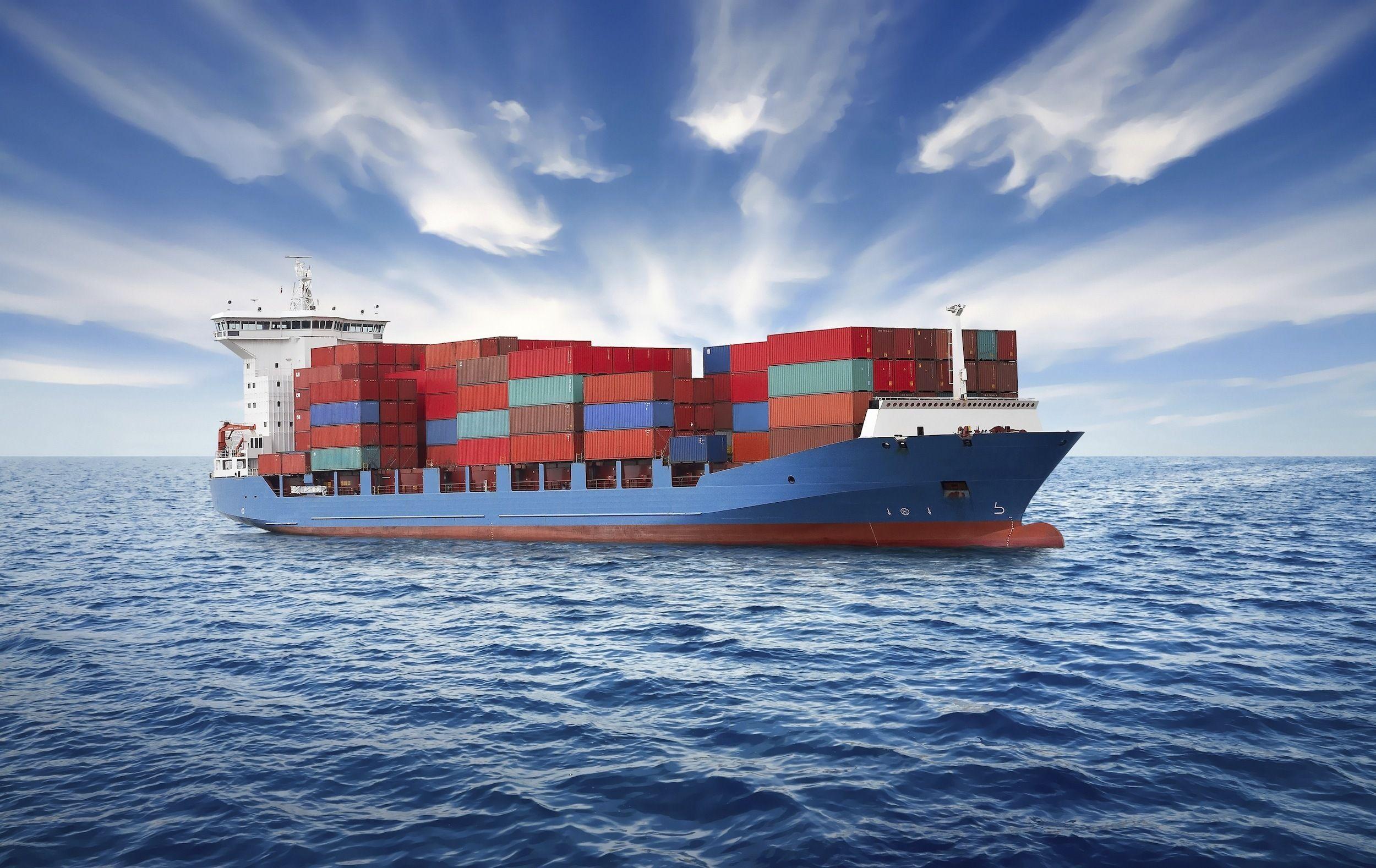 Container Ship Wallpaper 1 X 1578