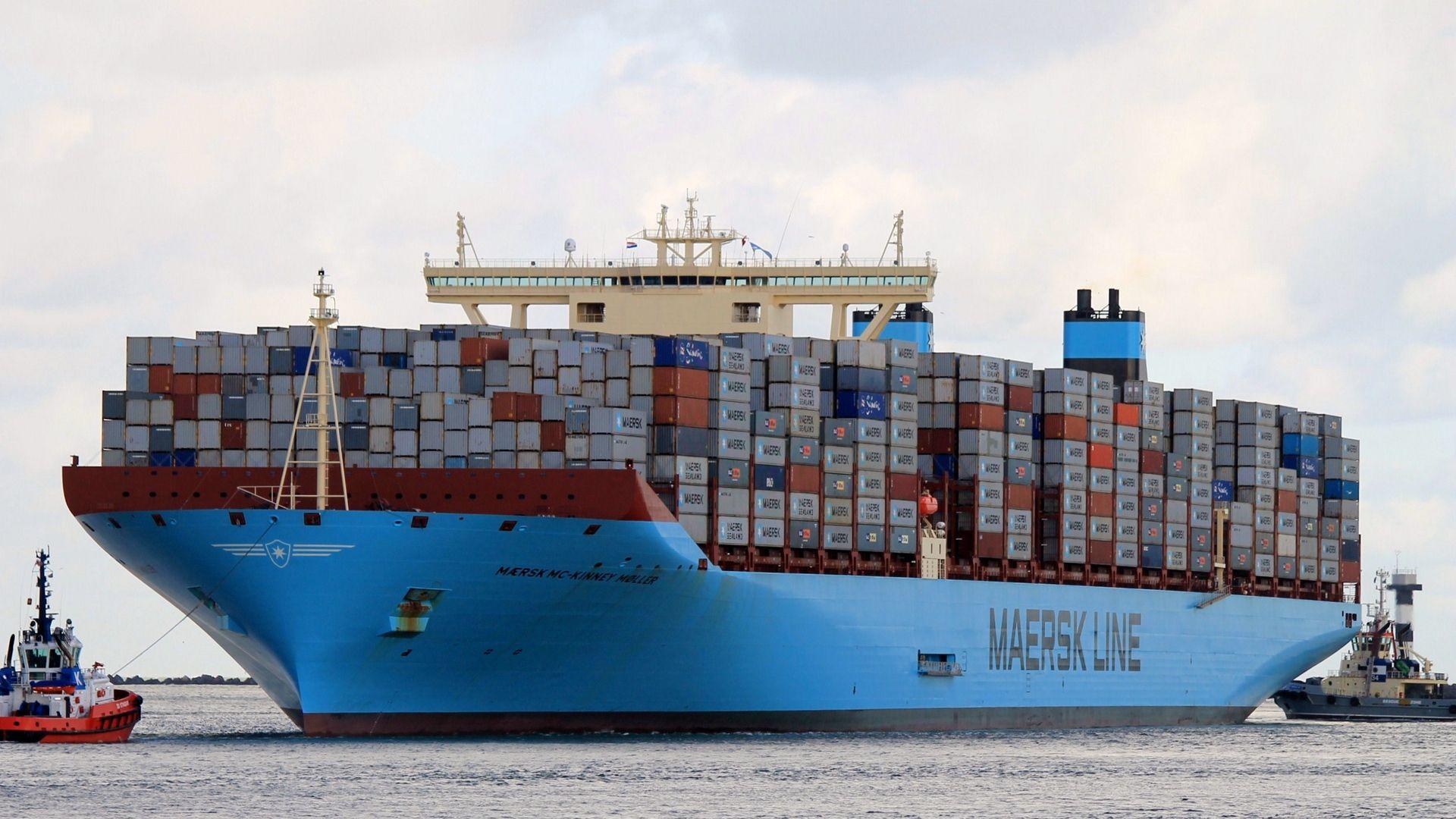 Download Wallpaper 1920x1080 Maersk Mc Kinney Moller, Largest