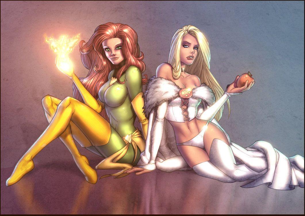 X Universe Image Emma Frost & Phoenix HD Wallpaper And Background