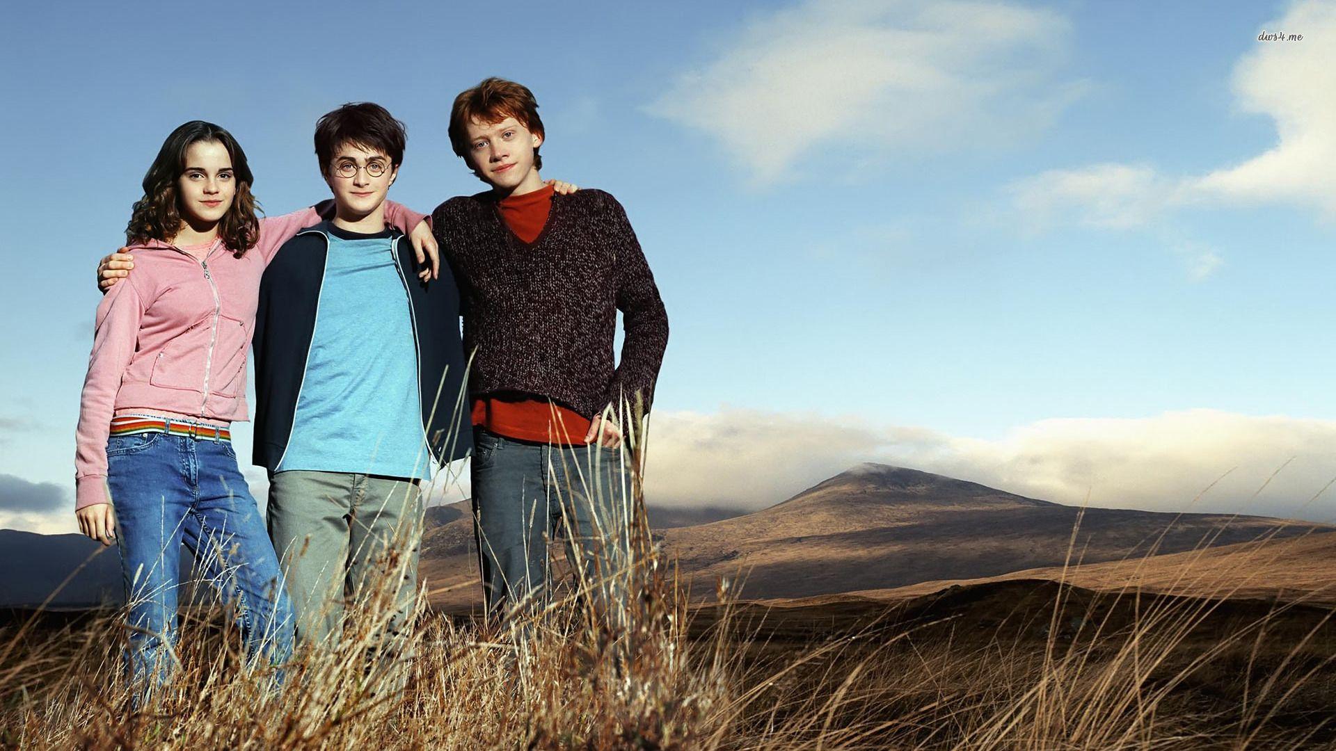 Hermione, Harry and Ron wallpaper wallpaper