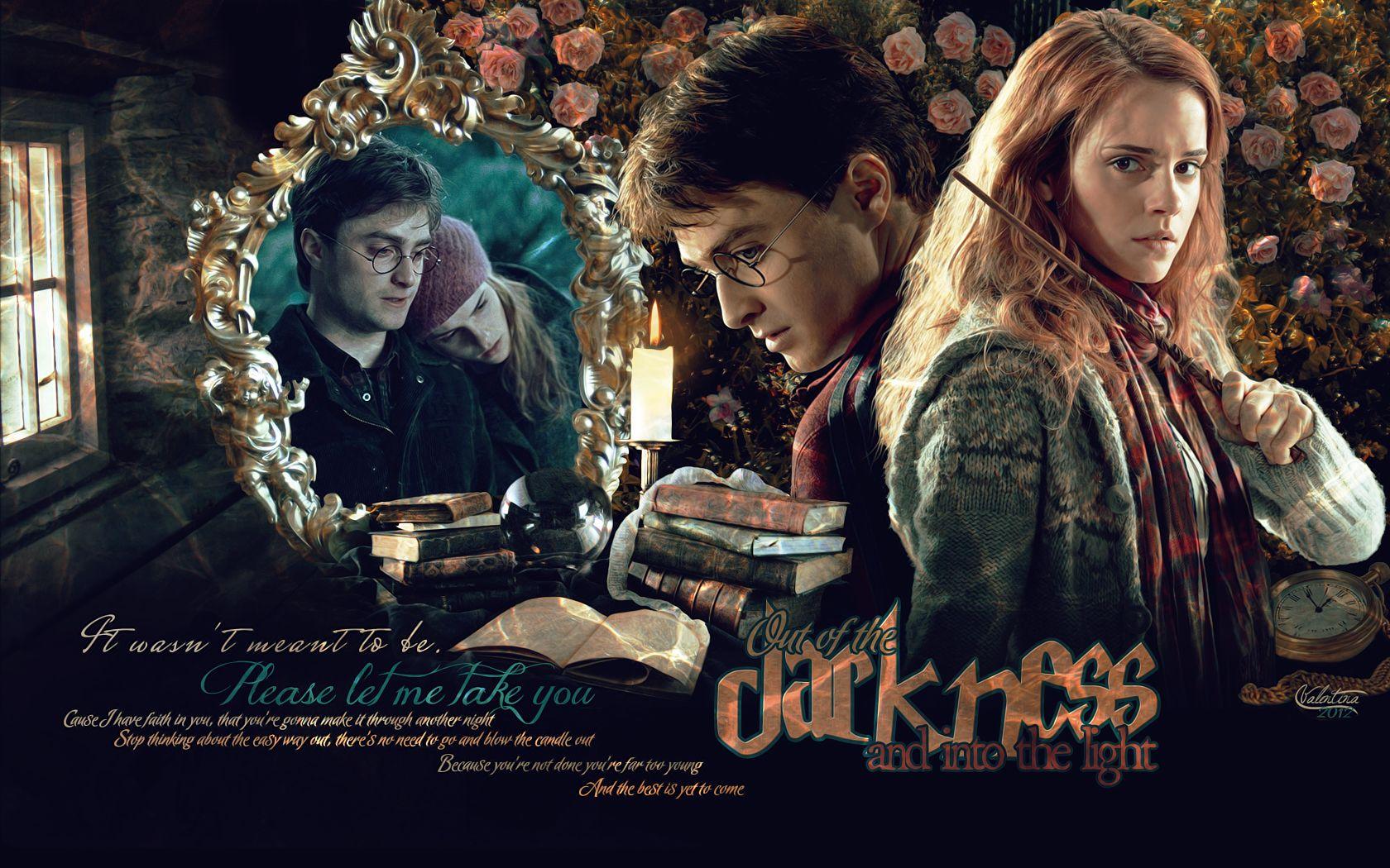 Harry and Hermione x Ron and Luna image Harry and Hermione HD