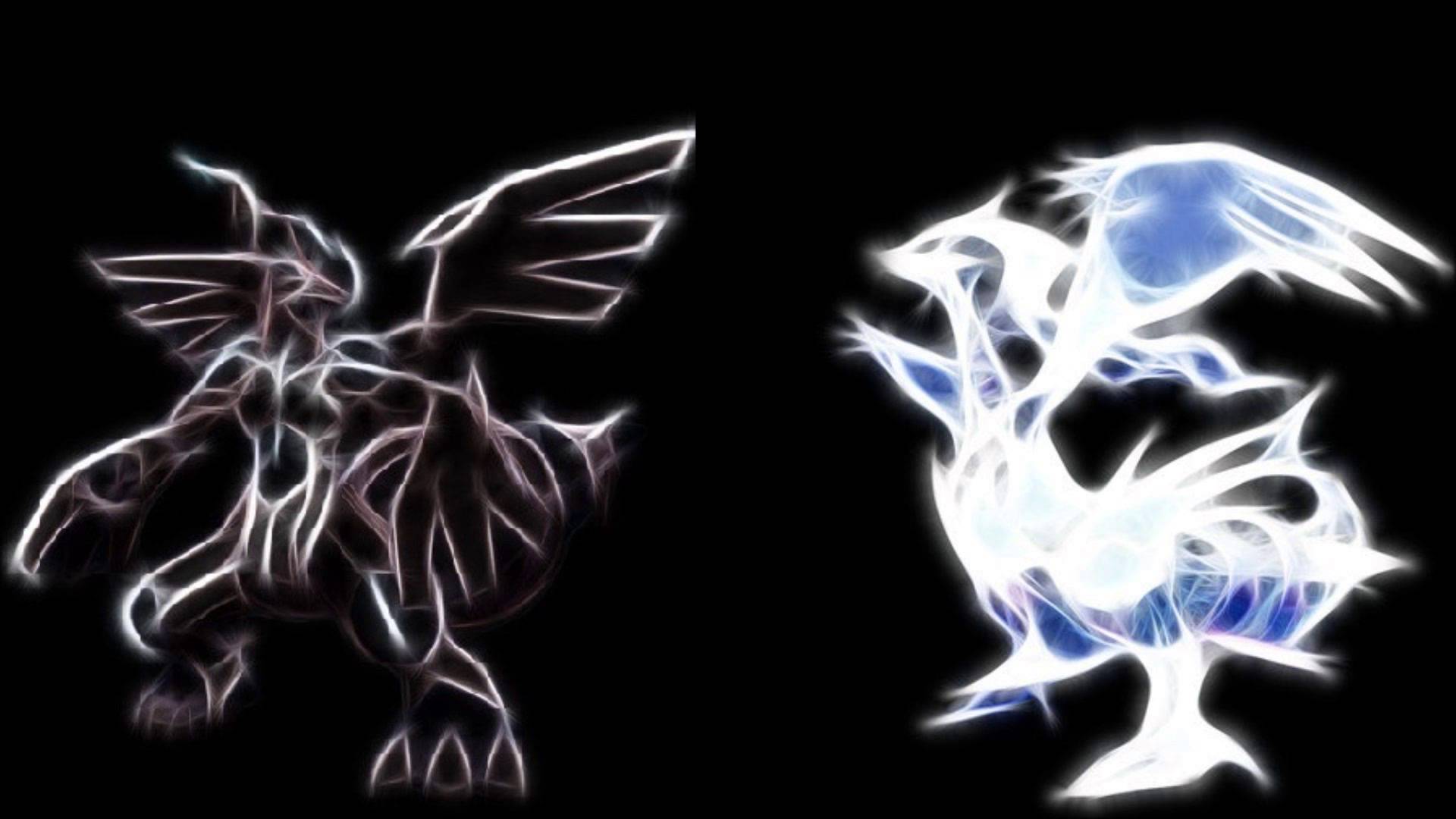 Download Detailed Zekrom And Reshiram Artwork Wallpaper