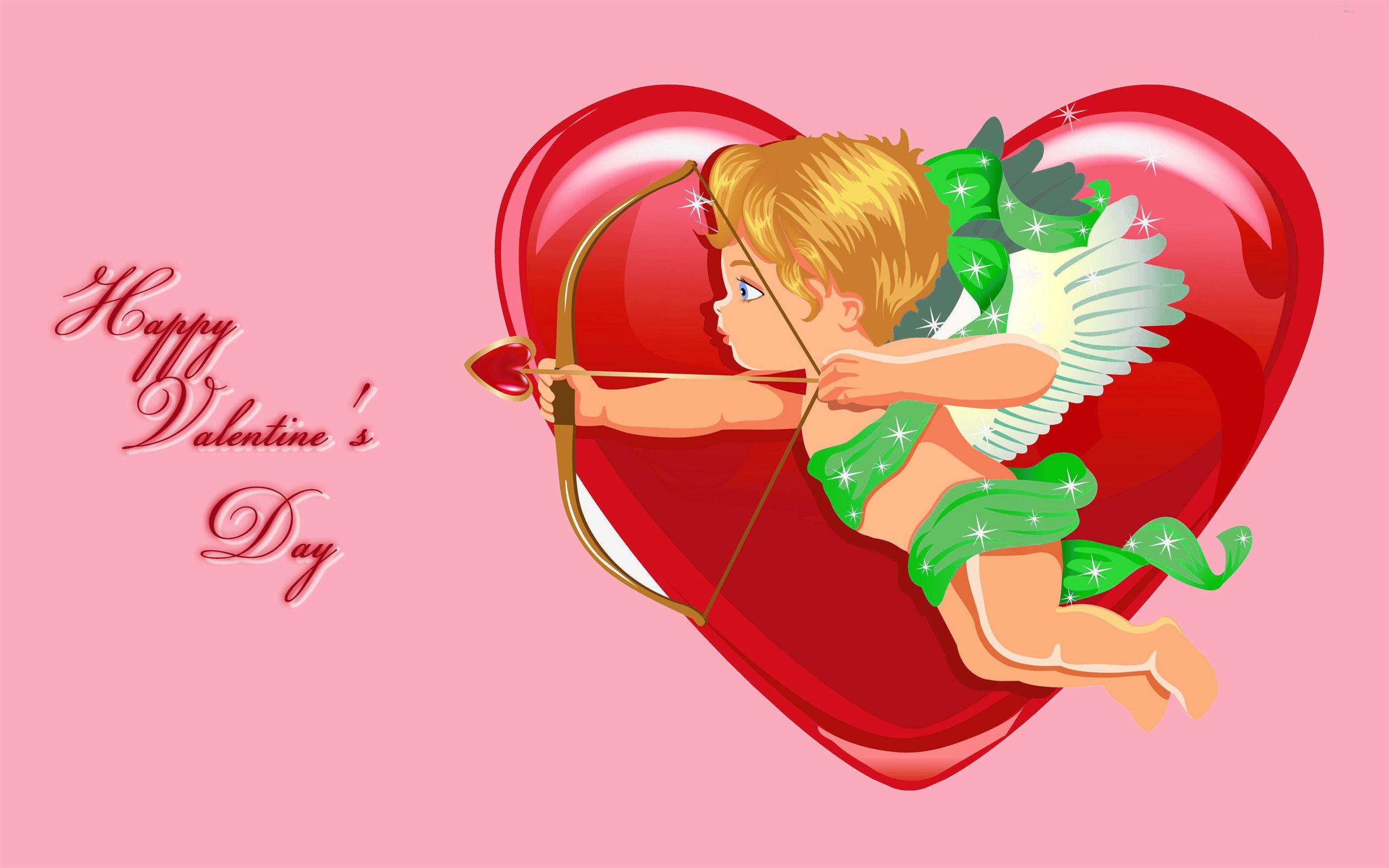 sweet valentines day wishes sweet cupid shooting your heart happy