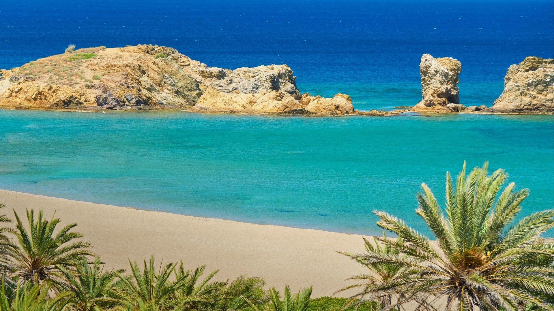 Vai Beach on Crete Island, Greece. Windows 10 SpotLight Image