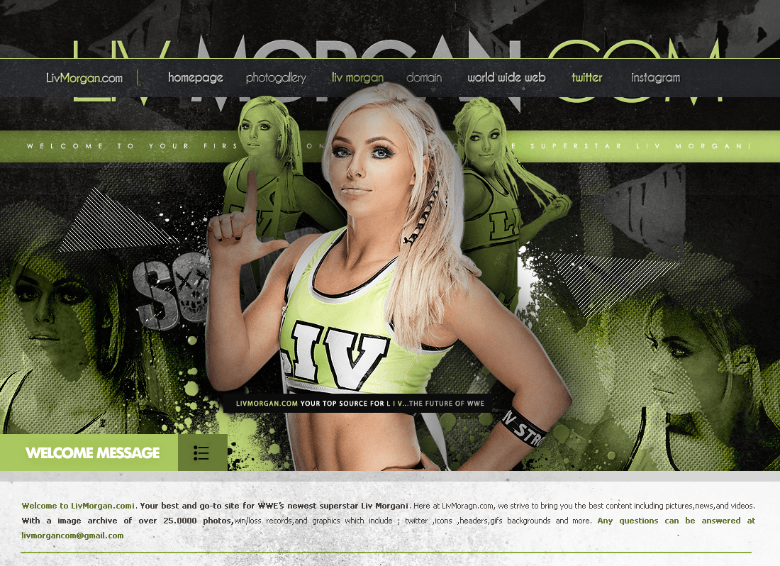 LivMorgan.com. Your top source for L I V.the future of WWE