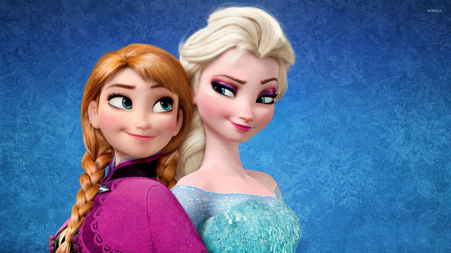Frozen Wallpaper Anna And Elsa Elsa And Anna Wallpaper