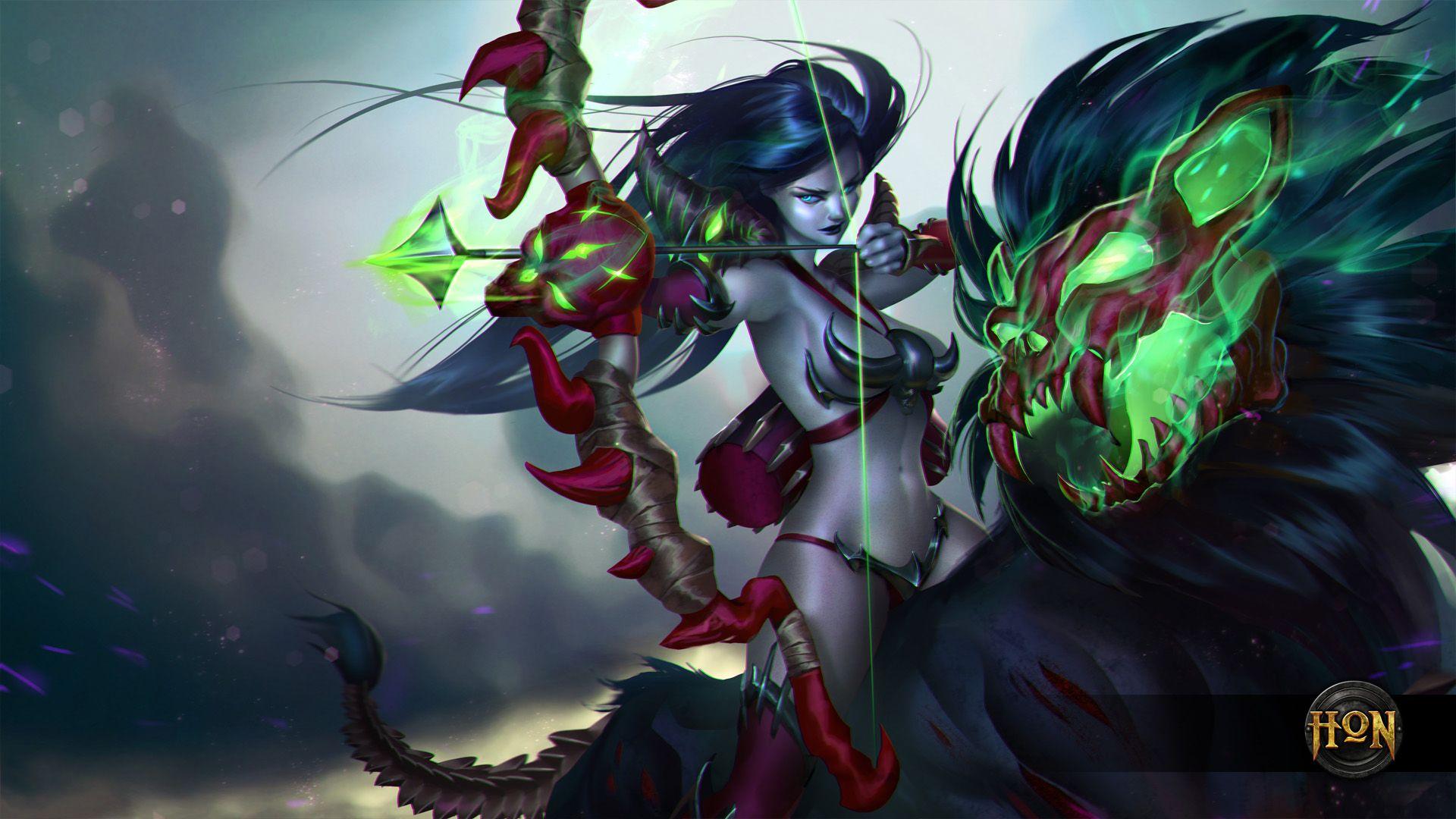 Forsaken Archer (New Base Model) Wallpaper. Heroes of Newerth Lore