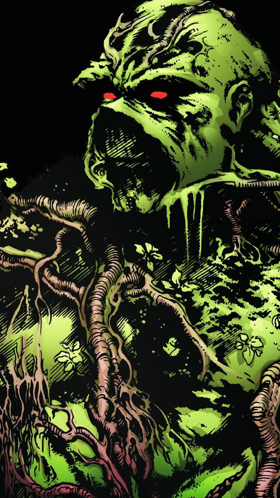 Comics Swamp Thing (1080x1920) Wallpaper