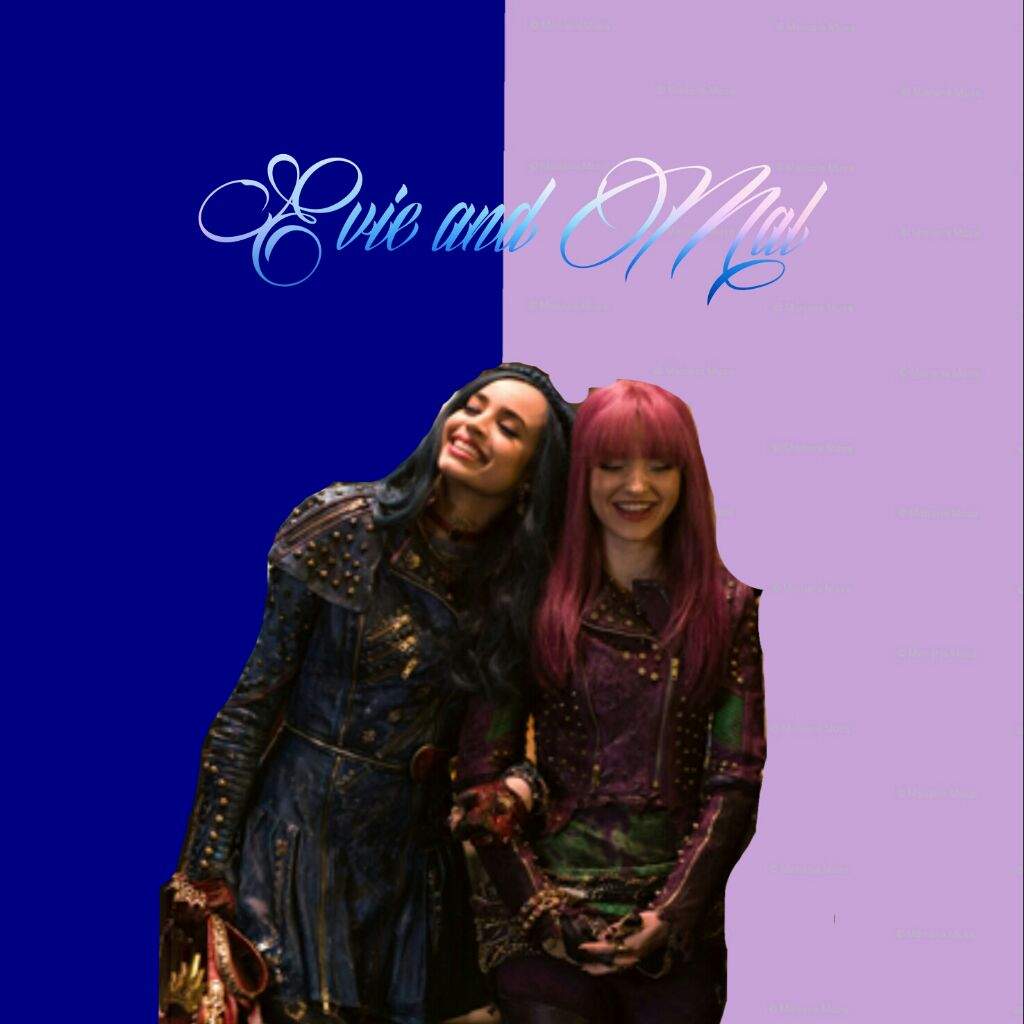 Mal and Evie Wallpaper I made it send me picture if you used it