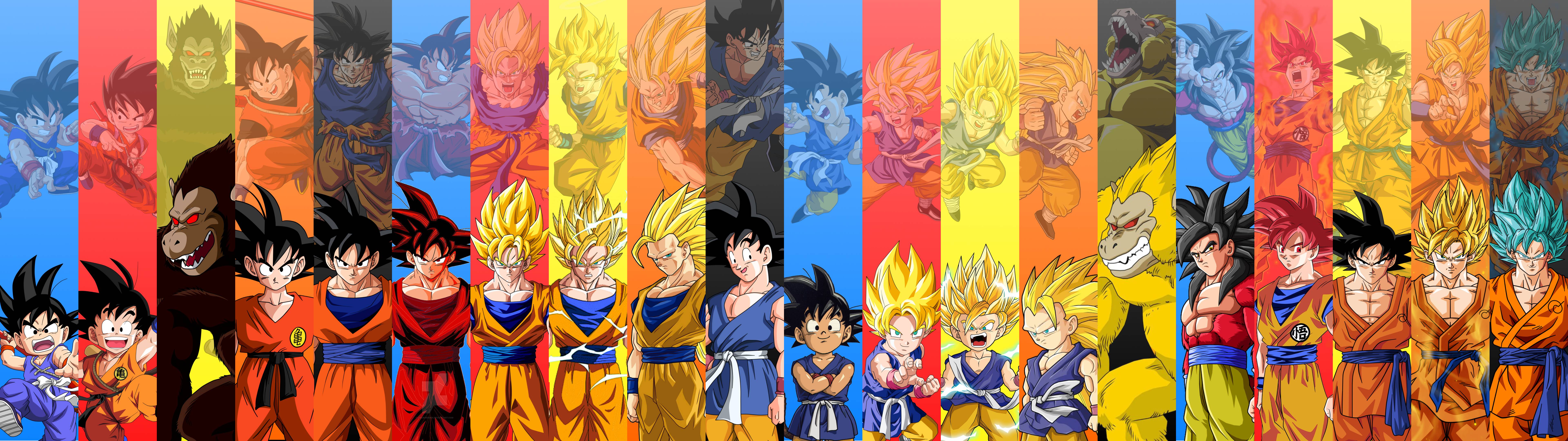 Goku All Forms Wallpapers - Wallpaper Cave