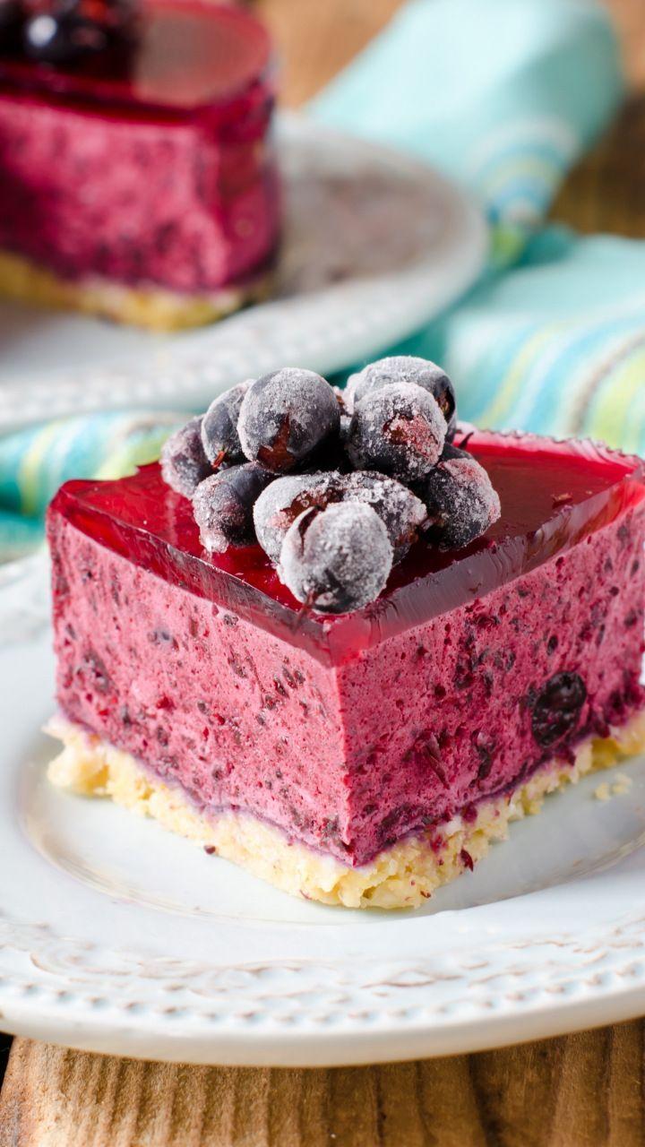 Blueberries, pastry, cake, dessert, 720x1280 wallpaper. Fruits