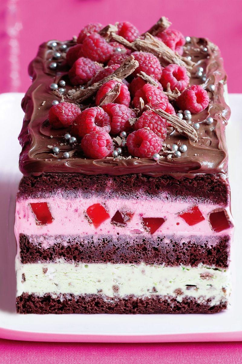 Download wallpaper 800x1200 dessert, pastry, raspberry, chocolate
