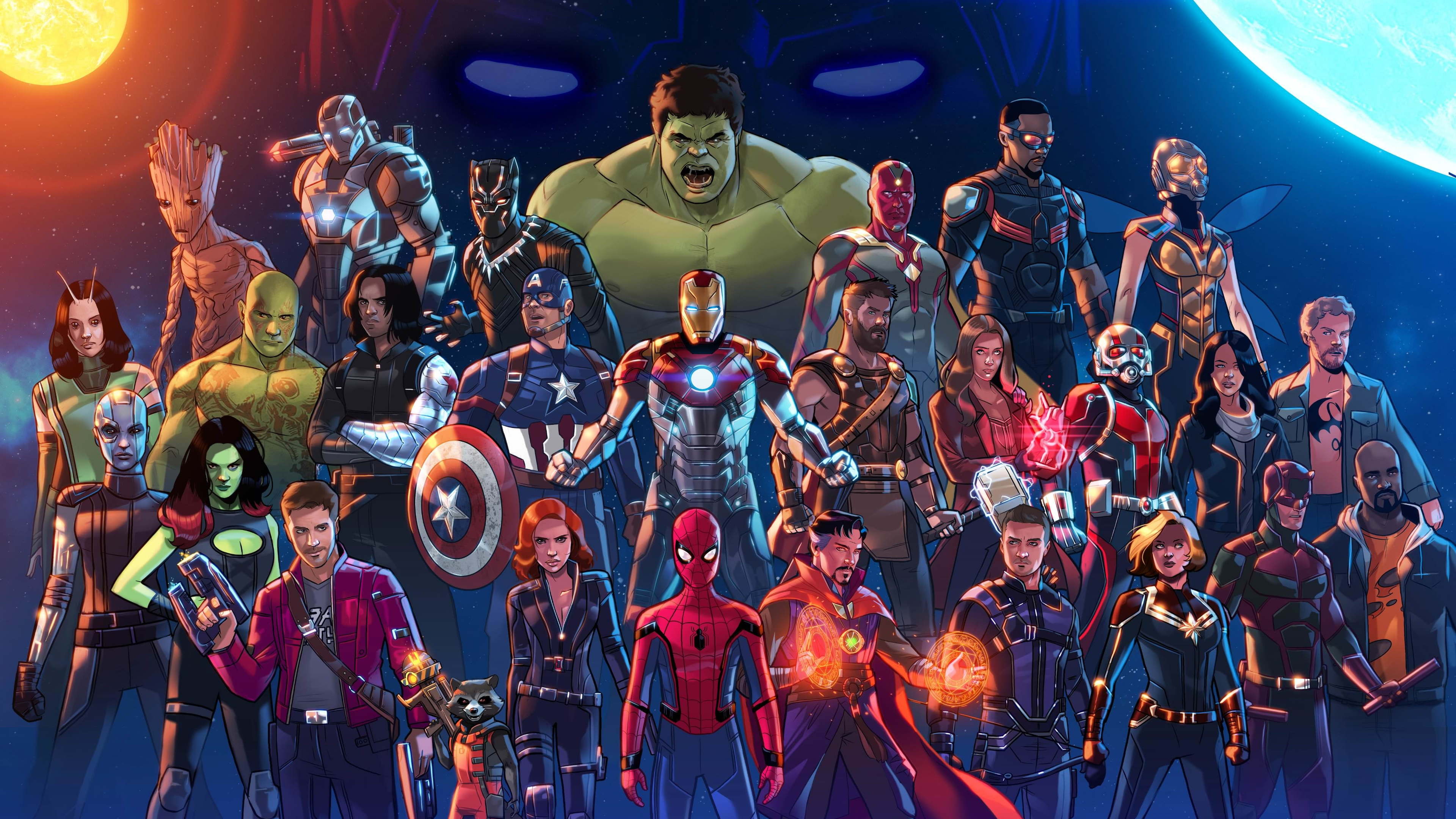 4K Marvel Characters Wallpapers Wallpaper Cave