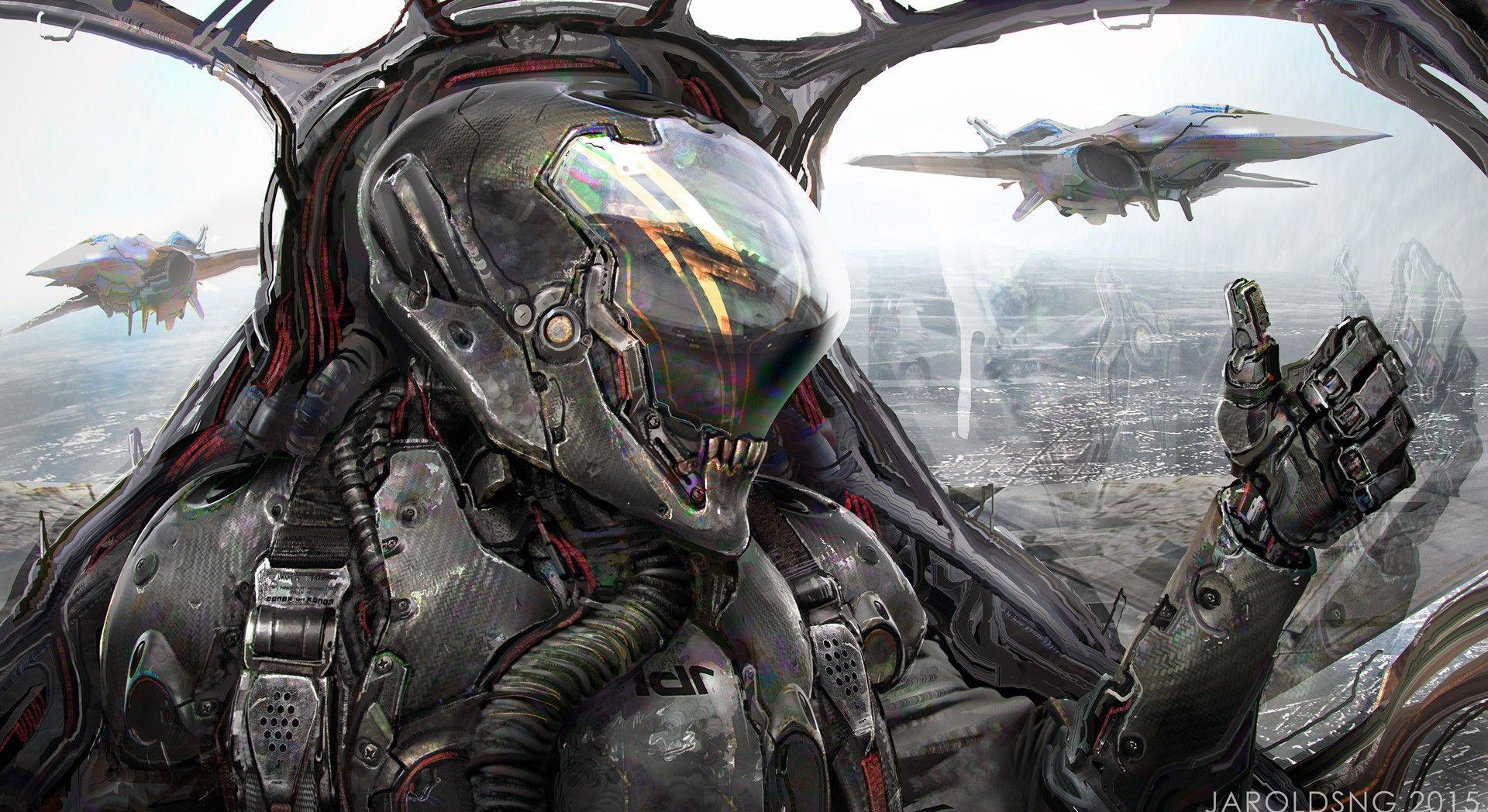 concept art science fiction aircraft thumbs up artwork wallpaper