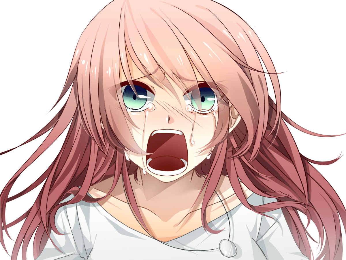 Premium Photo | An anime girl blushes with anger while yelling at her  boyfriend