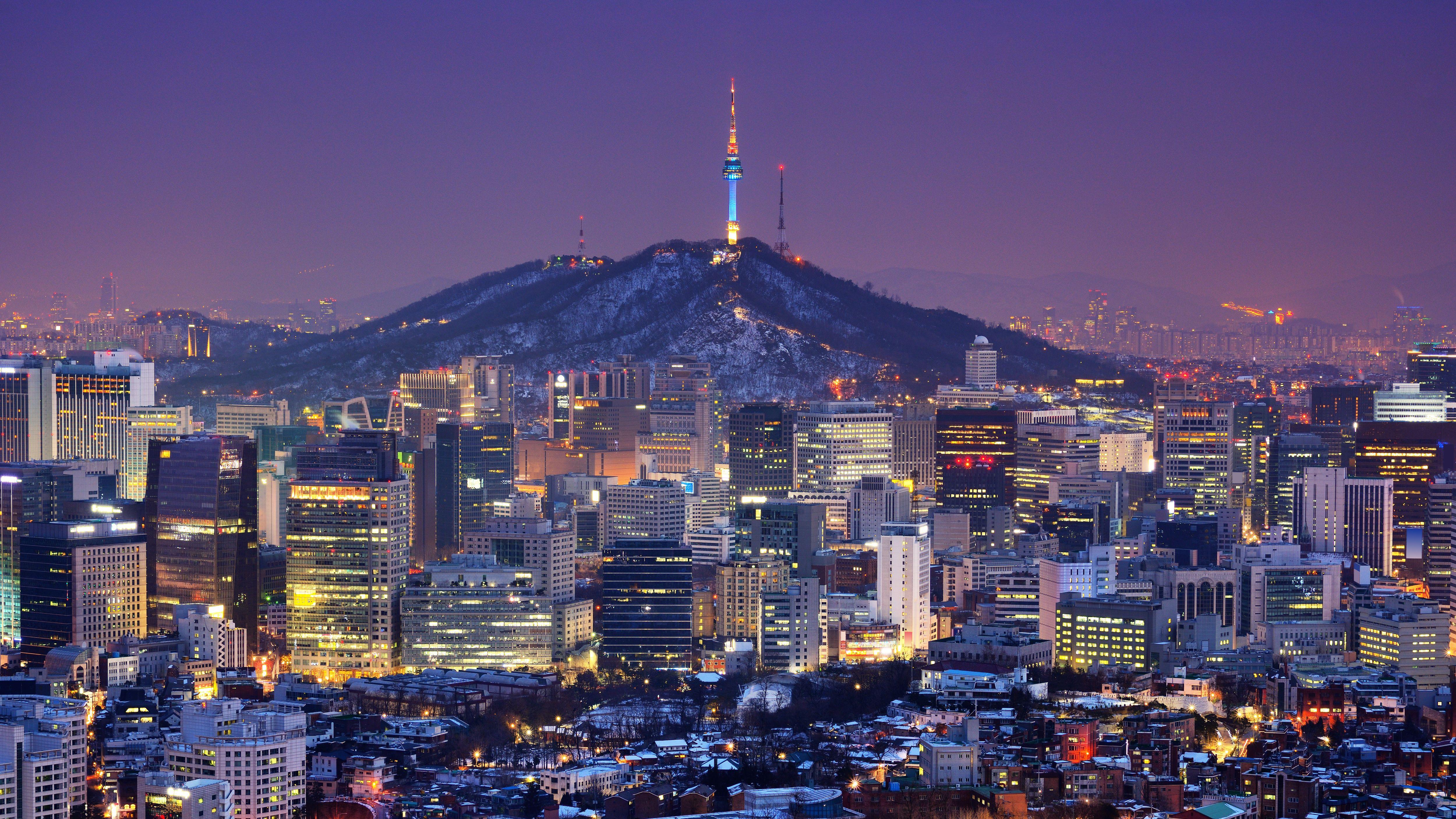 Seoul Skyline Wallpaper