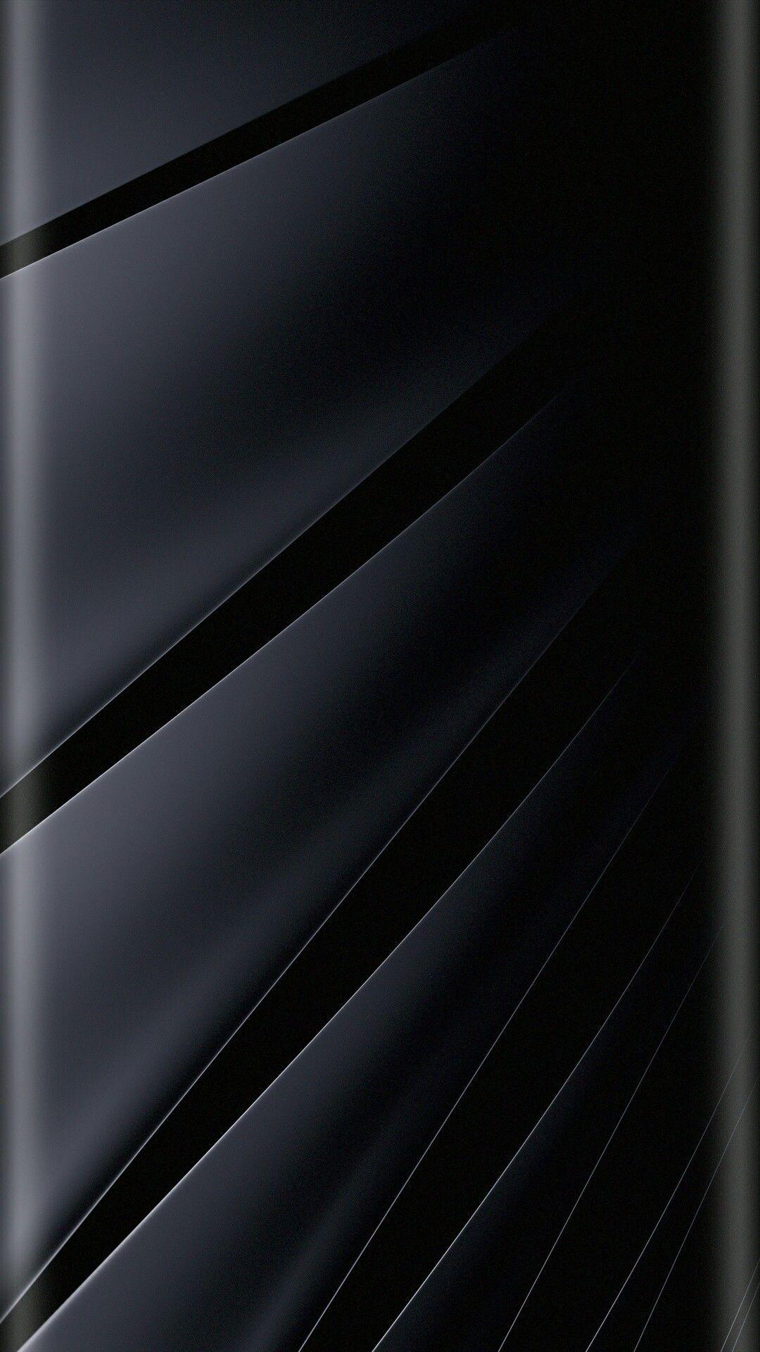 Navy Wide Stripes Wallpaper. *Abstract and Geometric Wallpaper