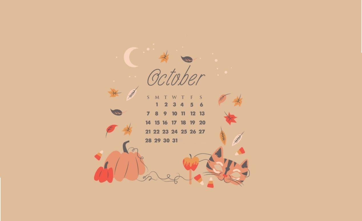 October 2018 Calendar Wallpapers Wallpaper Cave