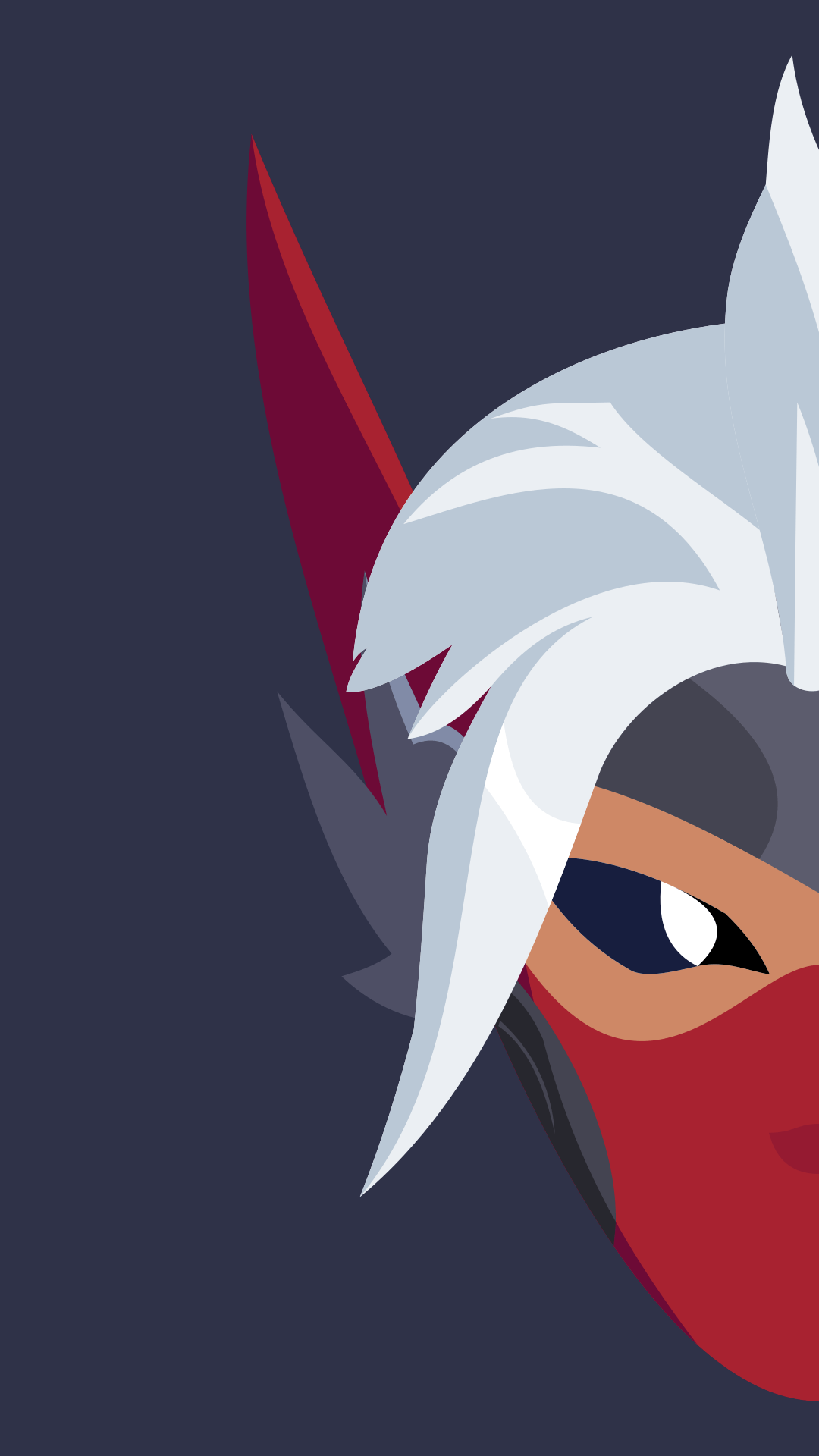 Kunoichi Val minimal wallpaper