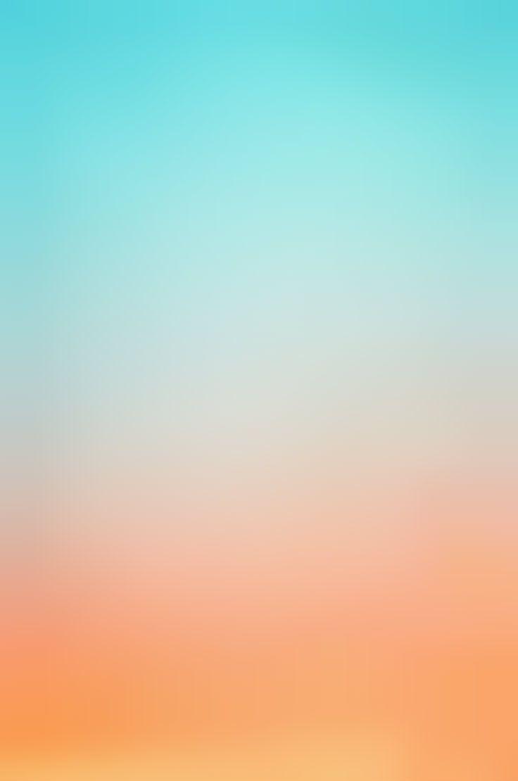 iPhone wallpapers ombre blue and orange