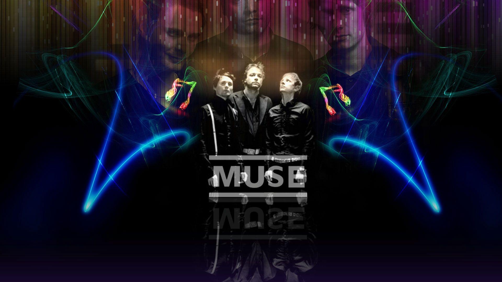 Download wallpaper 1920x1080 muse, band, members, background