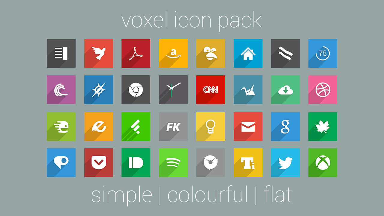 s Best icons and wallpaper for Android: Voxel and wallpaper