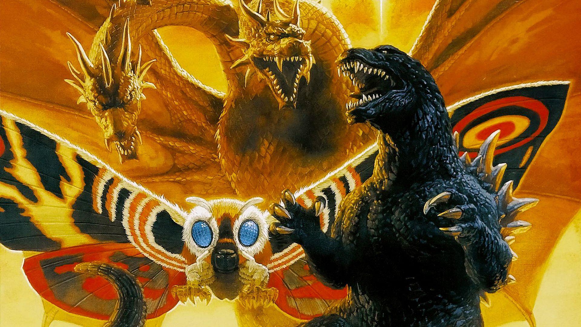 Godzilla image Godzilla, Mothra and King Ghidorah Wallpaper HD