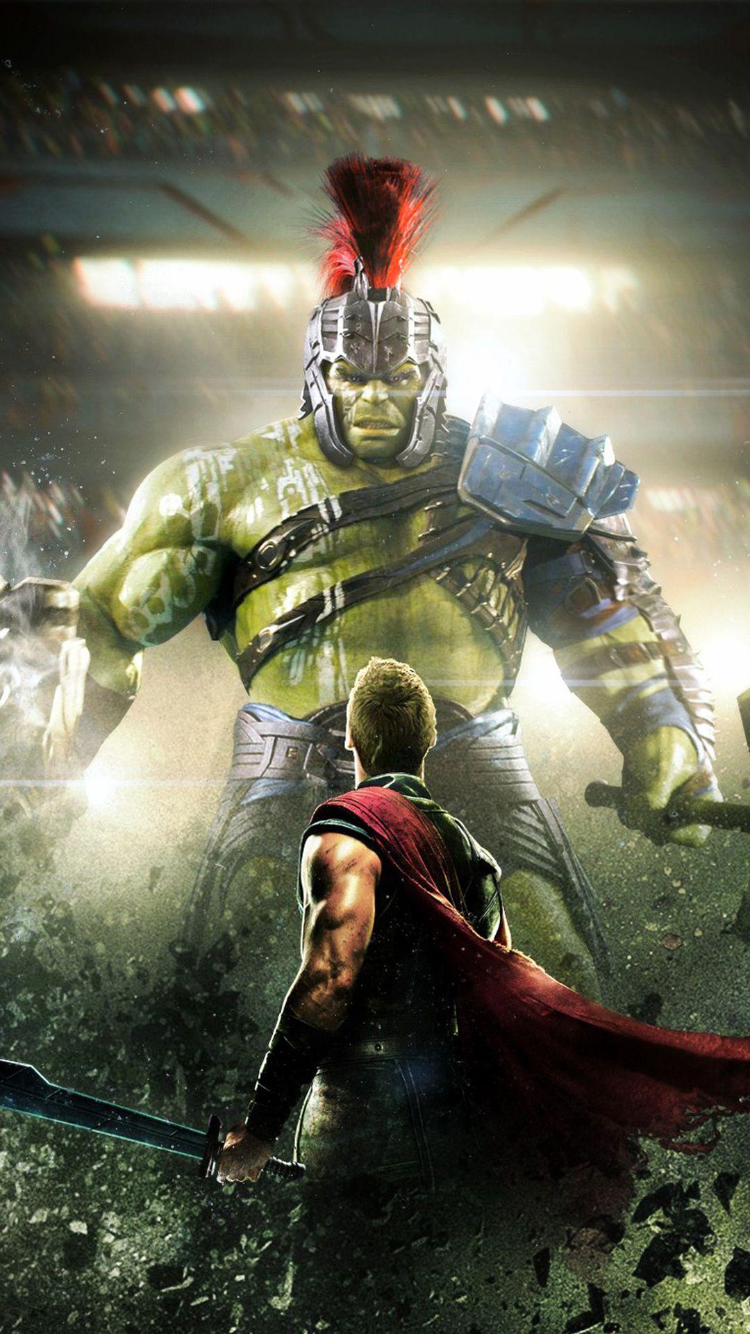 Thor And Hulk In Thor Rangnarok iPhone 6s, 6 Plus, Pixel