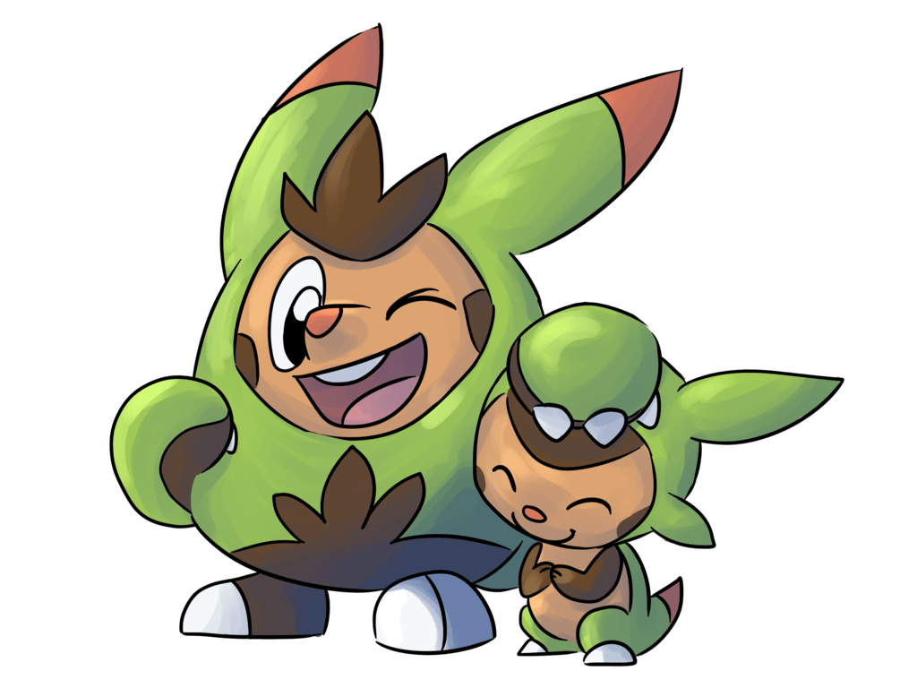 Chespin and Quilladin