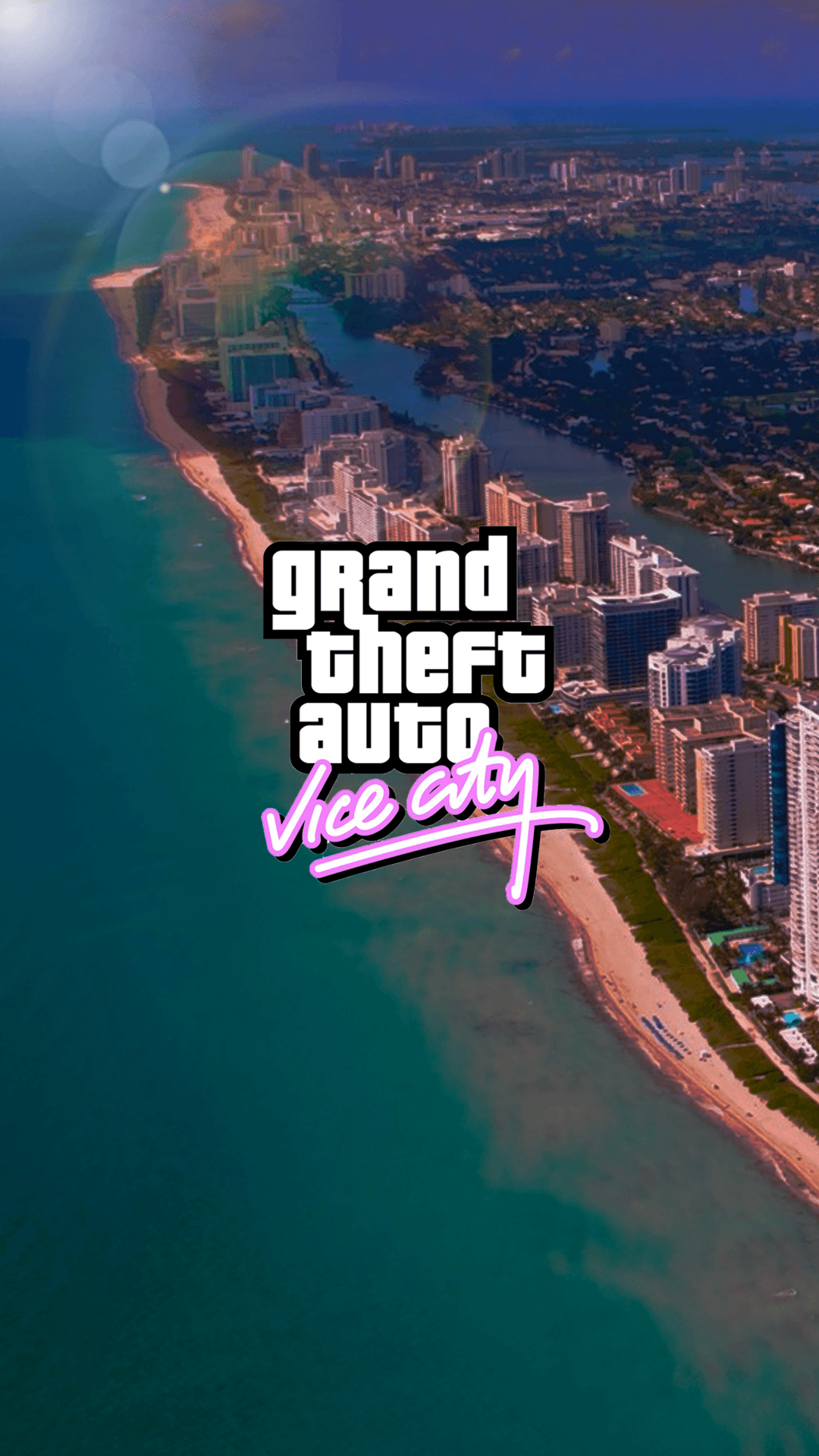 GTA: Vice City; full HD mobile wallpaper