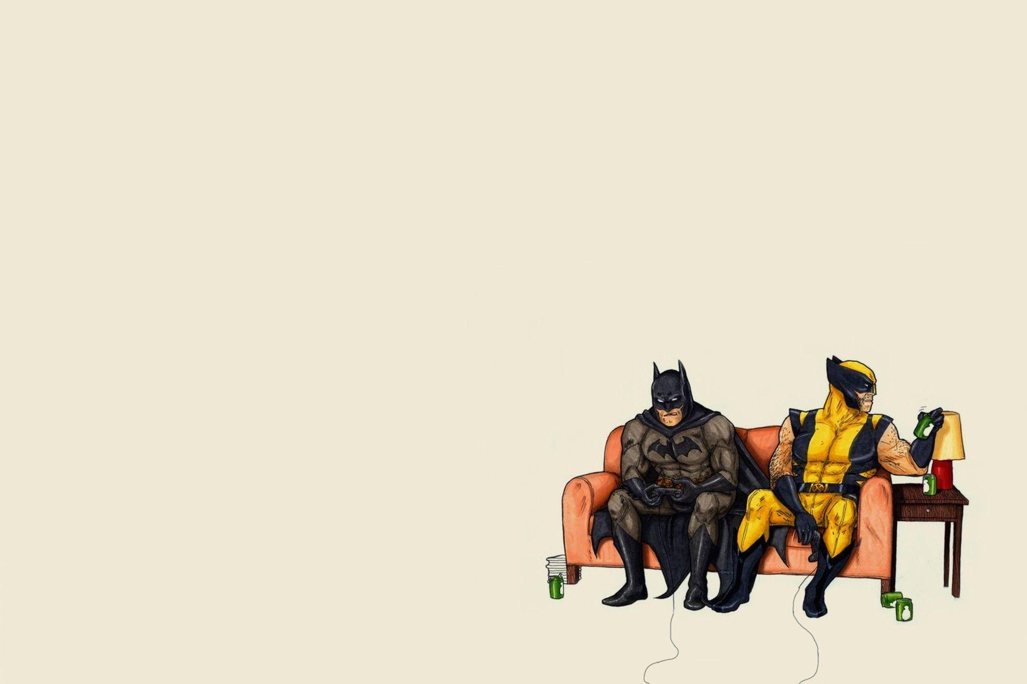 Batman dc comics wolverine marvel wallpaper